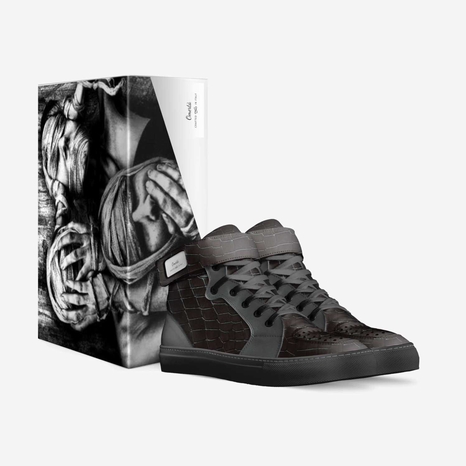 Omertà  custom made in Italy shoes by Corey Wellman | Box view