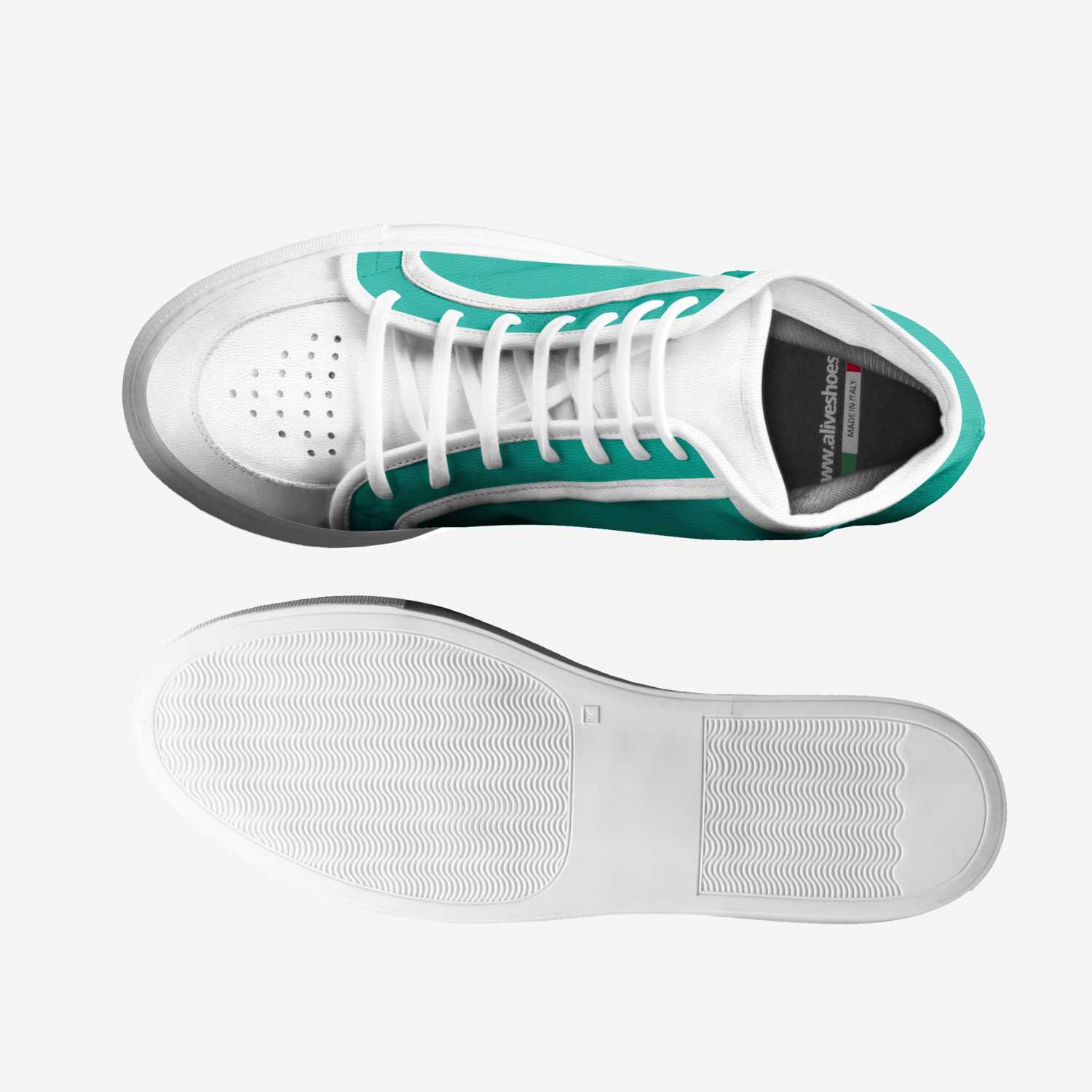 Wet wet custom made in Italy shoes by Byron Fairley | Top view