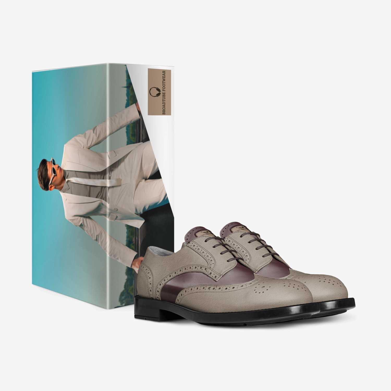 Broadtube Footwear custom made in Italy shoes by Olamide Kolade | Box view