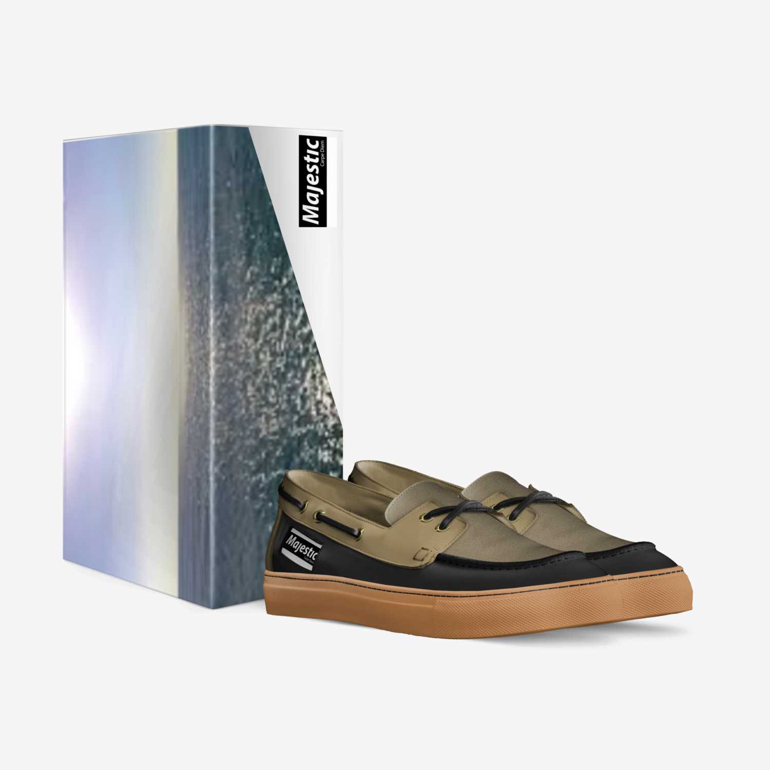 MAJESTC BRAND CO. custom made in Italy shoes by Wayne Esteen | Box view