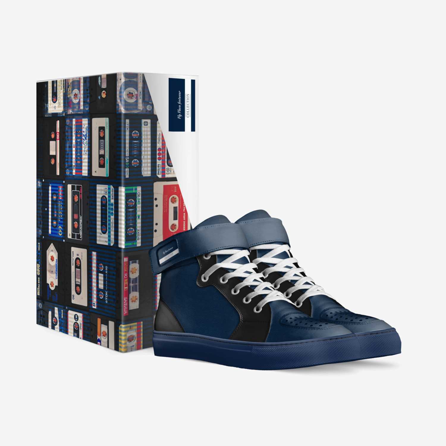 Fly flavors custom made in Italy shoes by Barry Bowser | Box view