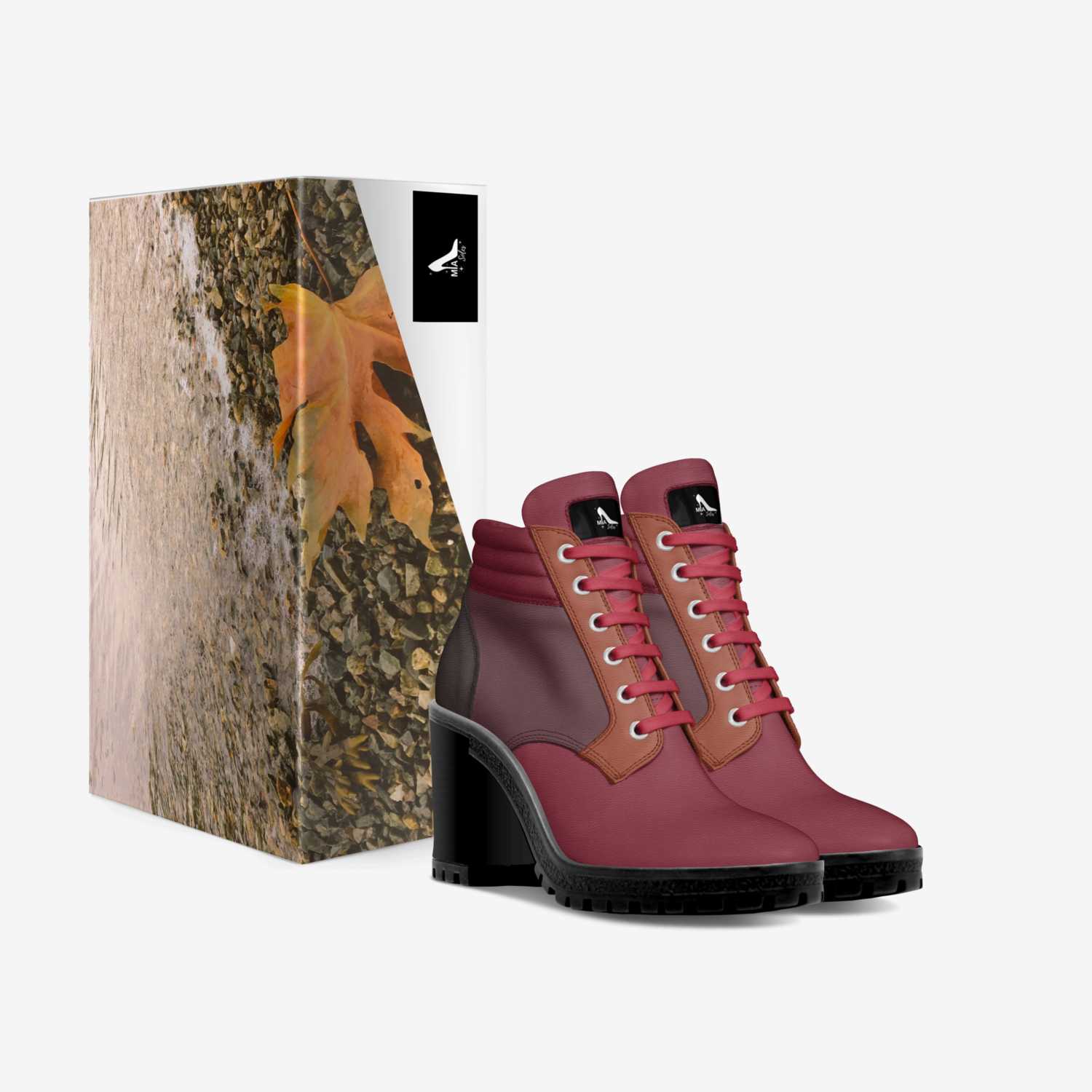FallFetish custom made in Italy shoes by Aminah Khan | Box view