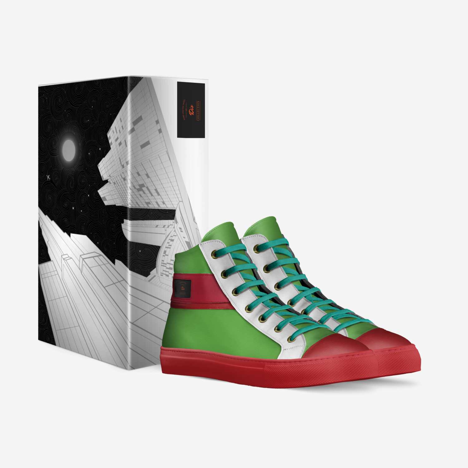 Dis custom made in Italy shoes by Derek Moore The Boss | Box view