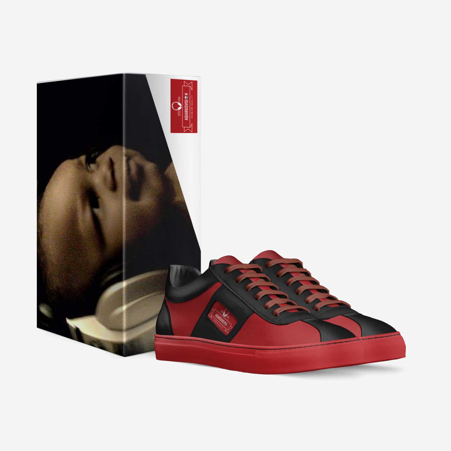 Aquariu$Vi$ion custom made in Italy shoes by Merdic Gibbons | Box view