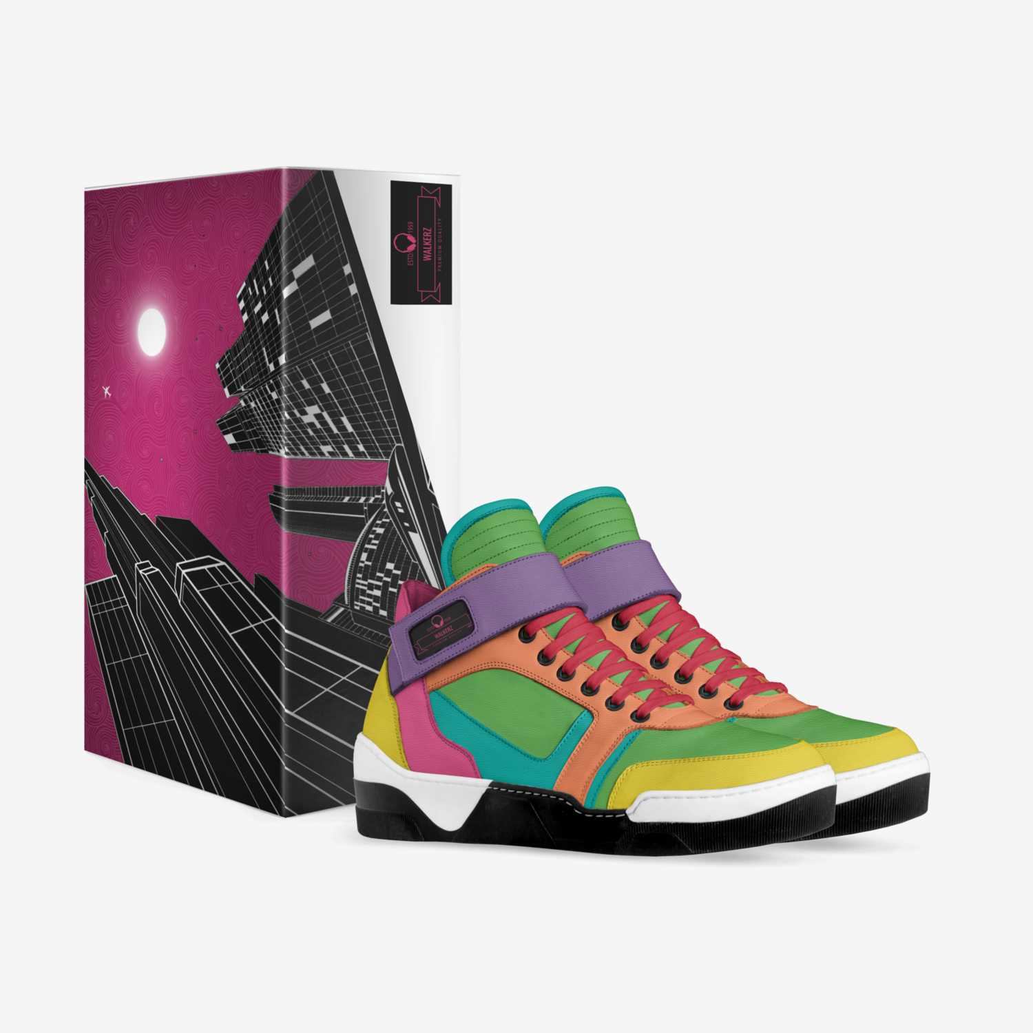 Walkerz custom made in Italy shoes by Ashley F Young | Box view