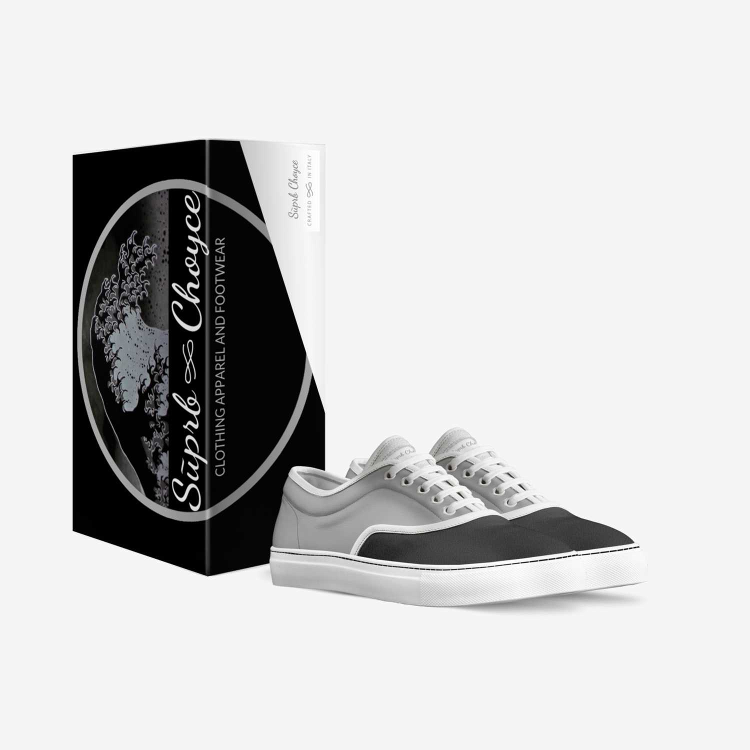 Sūprb Choyce  custom made in Italy shoes by Omari Choyce | Box view