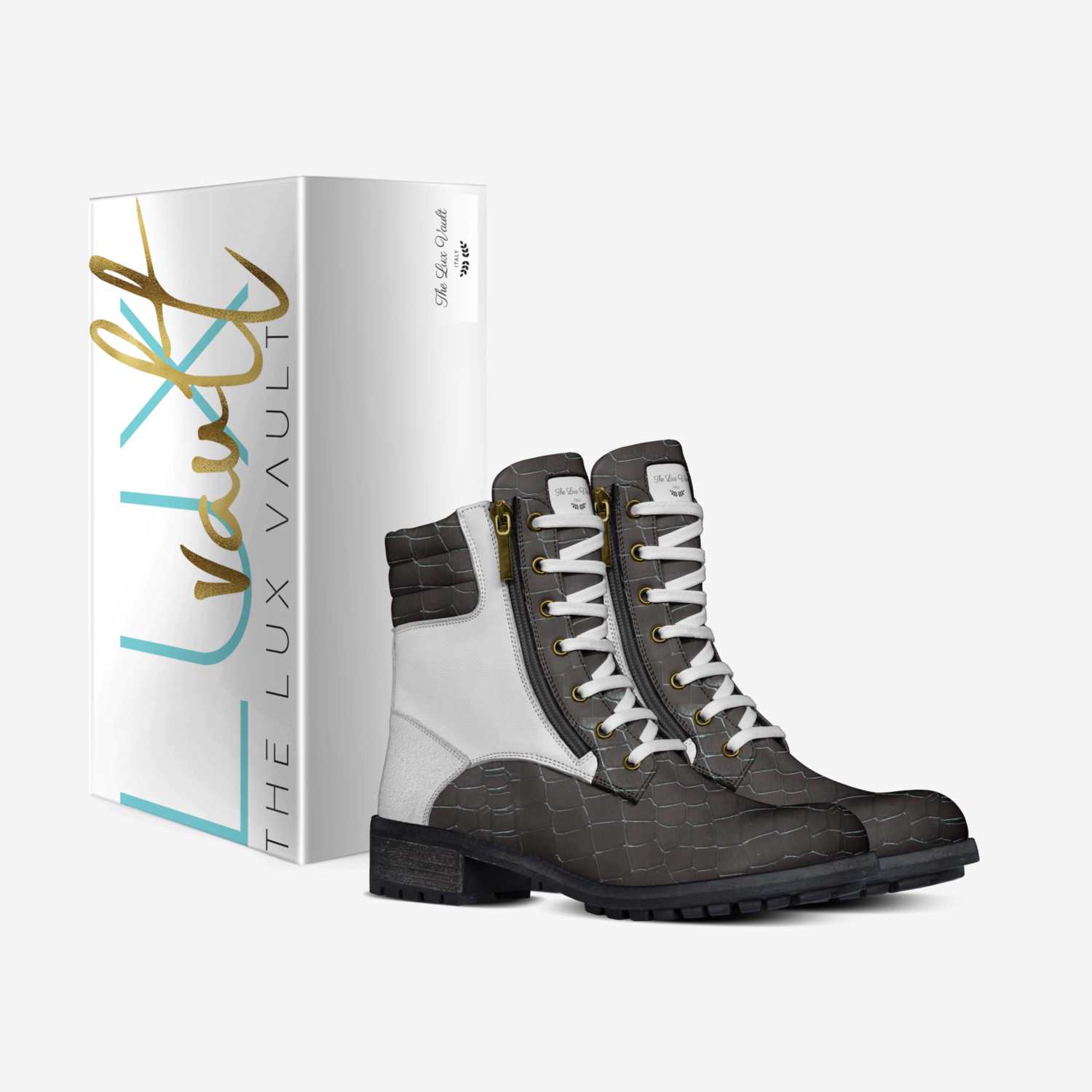 Alero custom made in Italy shoes by Tamala Flack | Box view