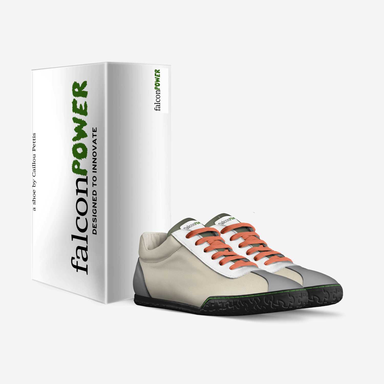 falconPOWER custom made in Italy shoes by Caillou Pettis | Box view