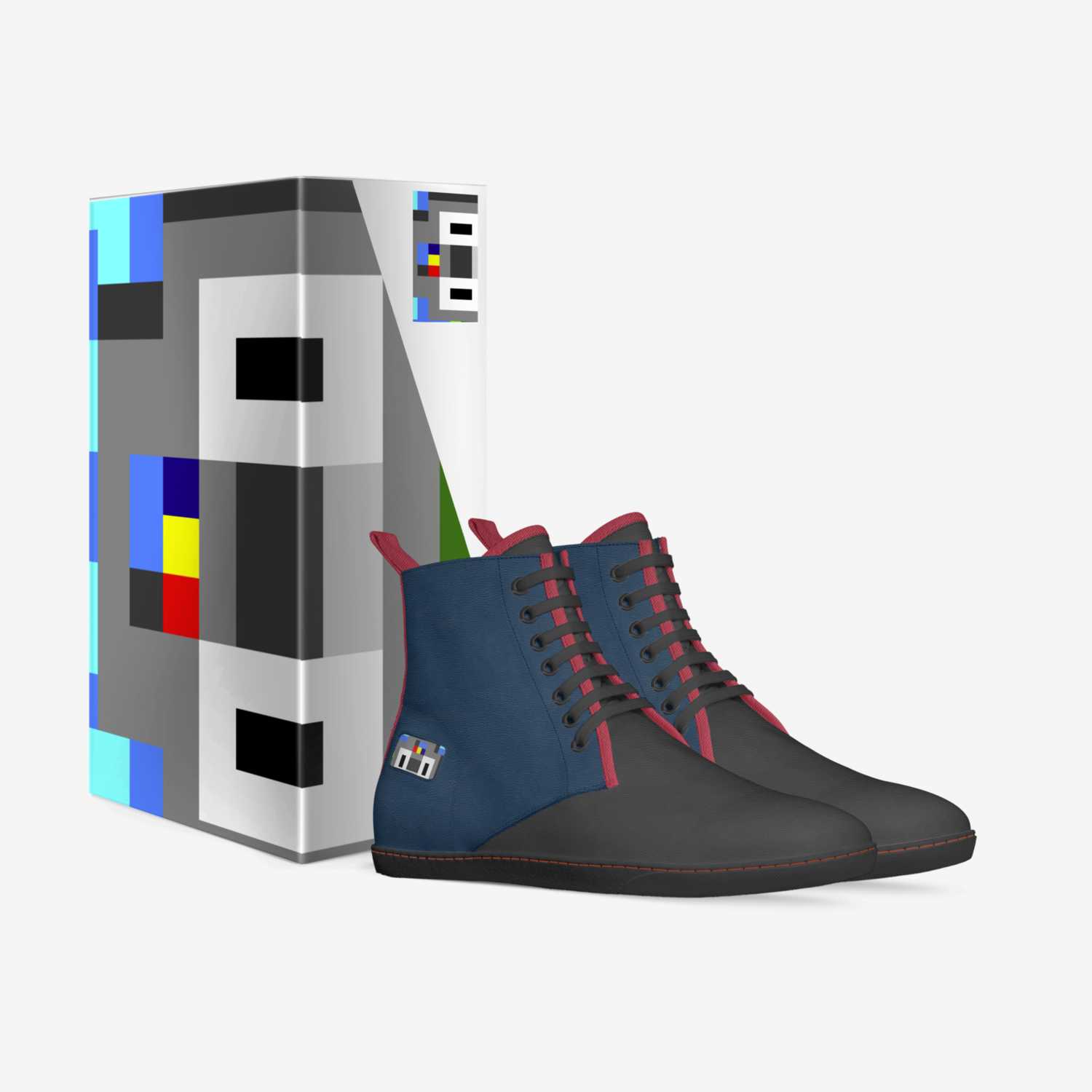 BoomBox custom made in Italy shoes by Travis Burns | Box view