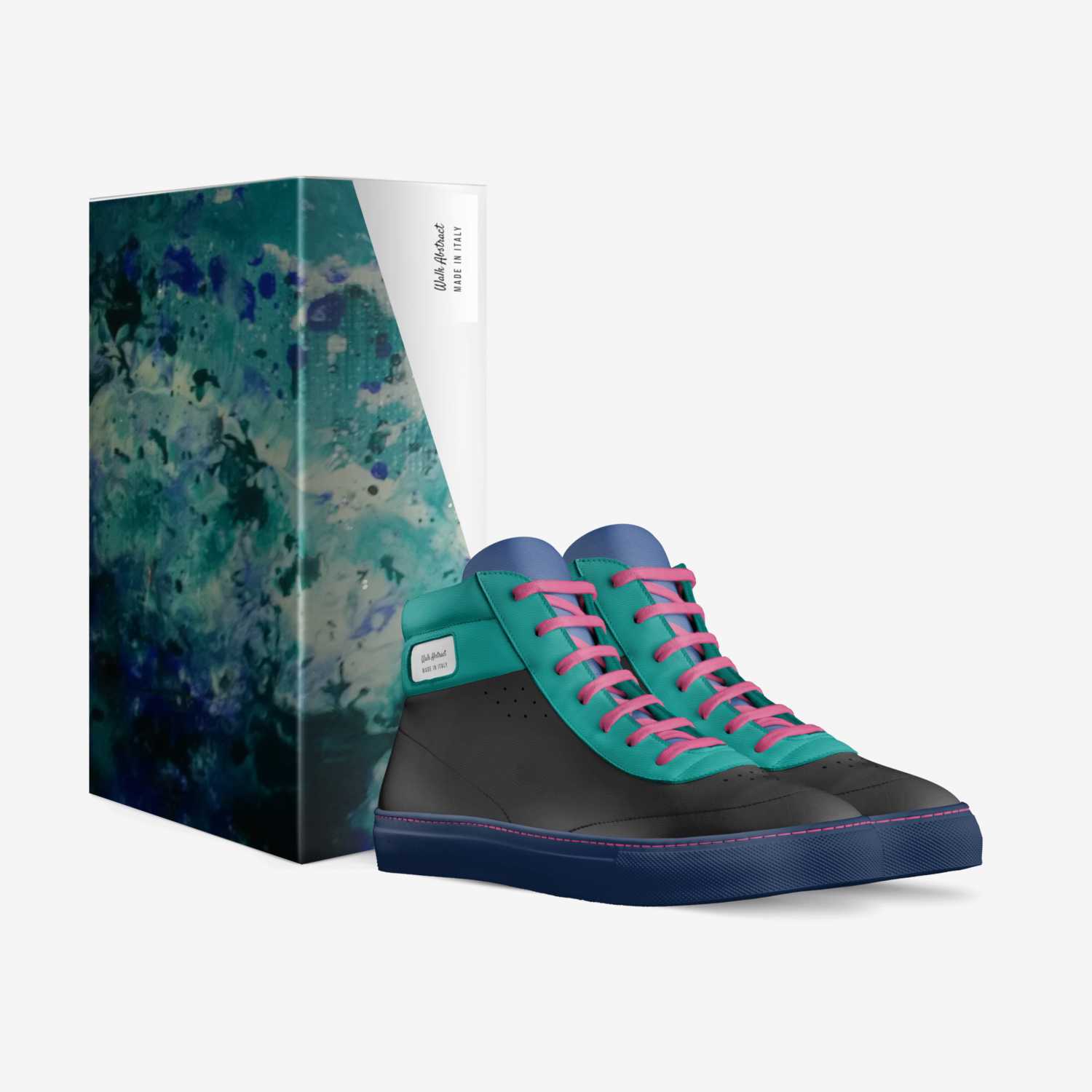 Walk Abstract custom made in Italy shoes by Daniel Lutz | Box view