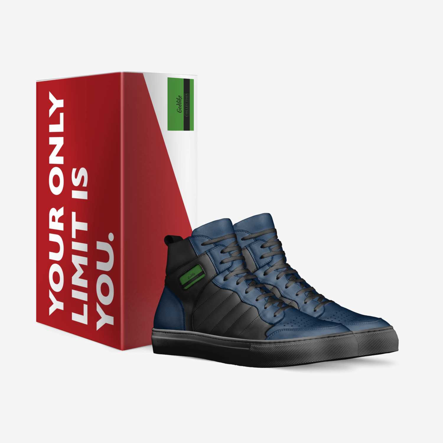 Godlike custom made in Italy shoes by Tanya Harris | Box view