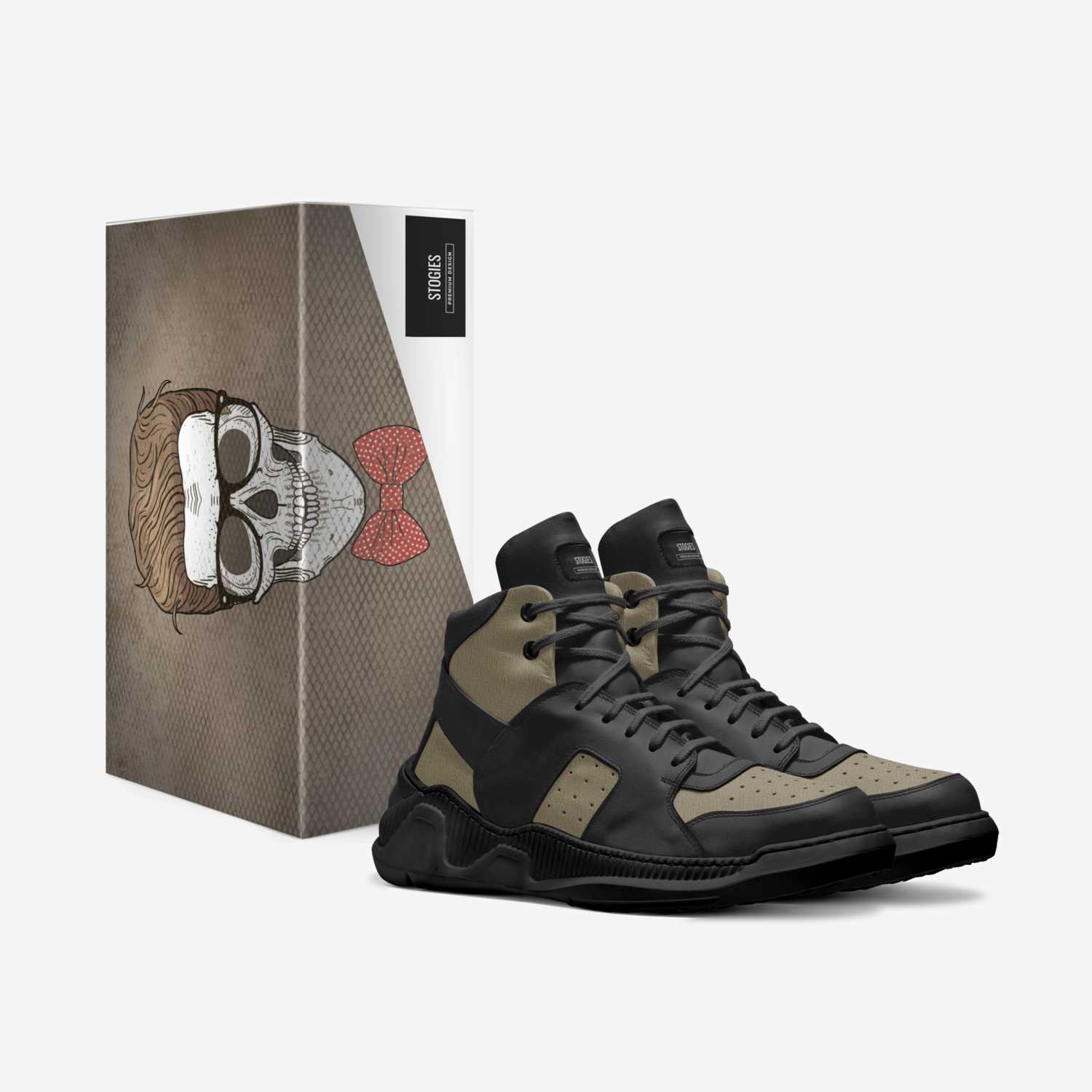 Stogies custom made in Italy shoes by Songwrita | Box view