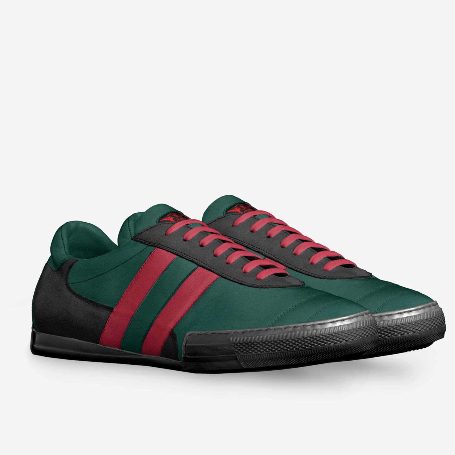 CROSS-COLOR custom made in Italy shoes by John A. Annan Forson | Double view