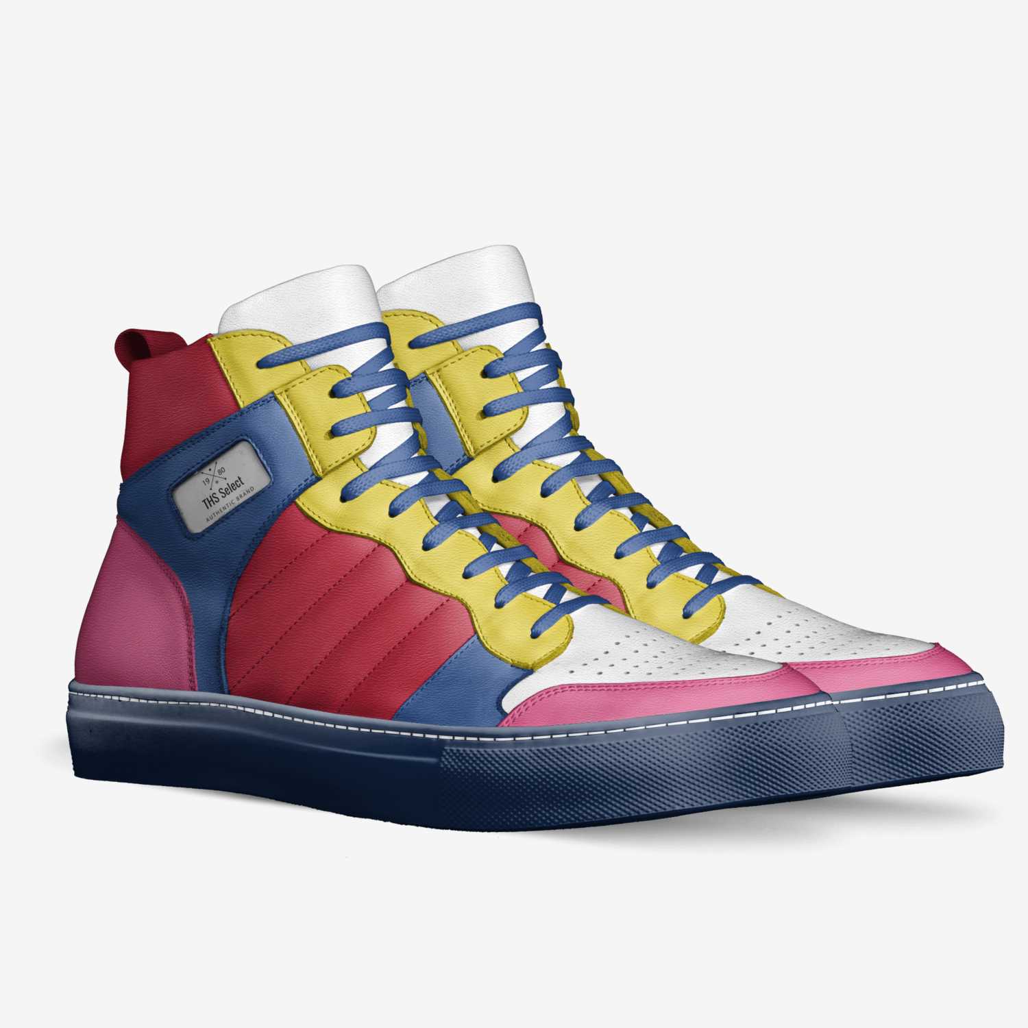 Red Jubilee custom made in Italy shoes by Cali Girl | Double view