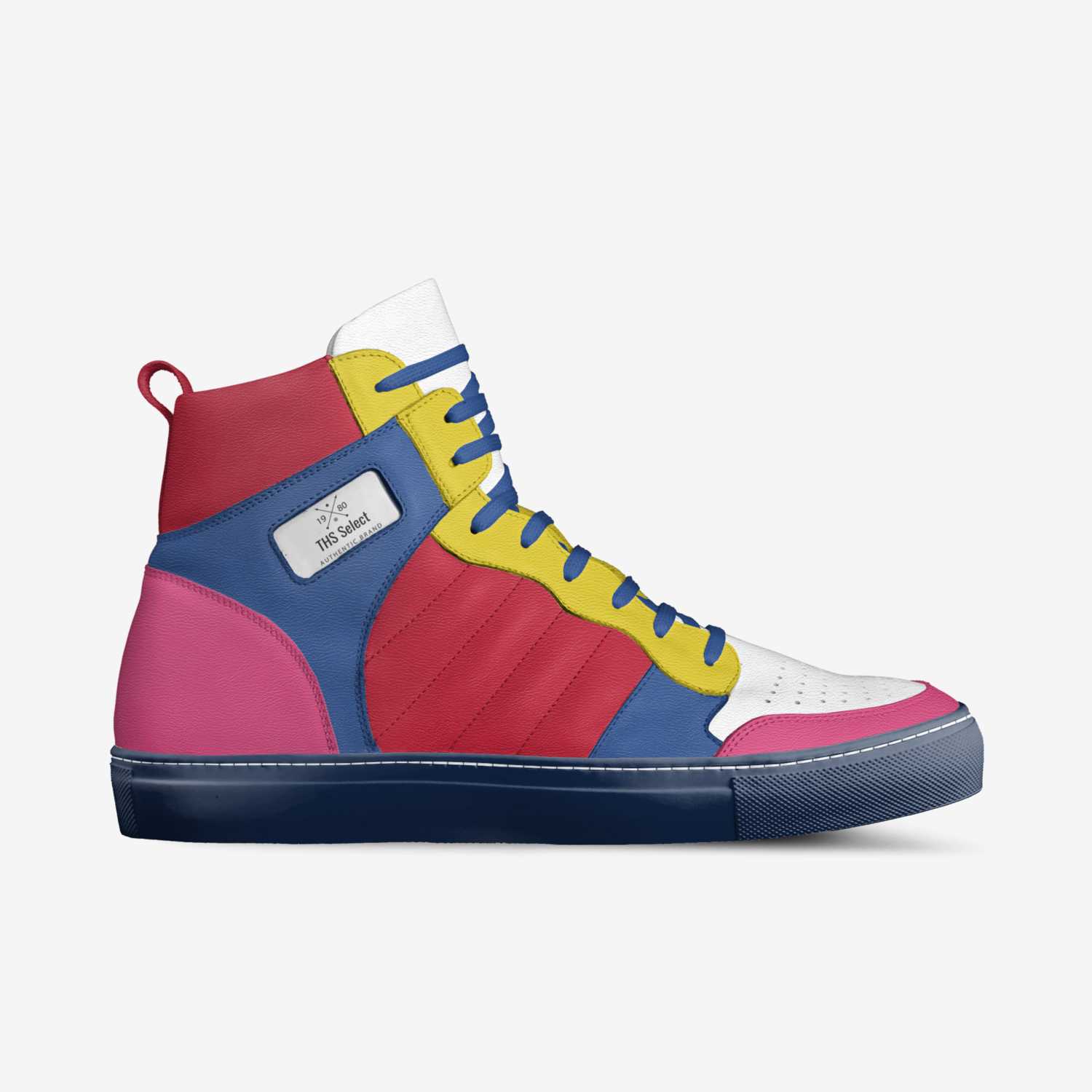 Red Jubilee custom made in Italy shoes by Cali Girl | Side view