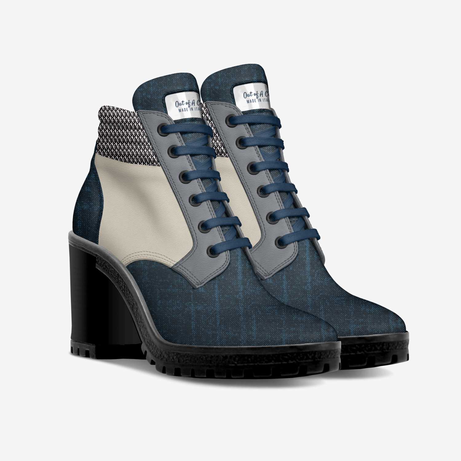 Out of A Call custom made in Italy shoes by Ingrid Lowe | Double view
