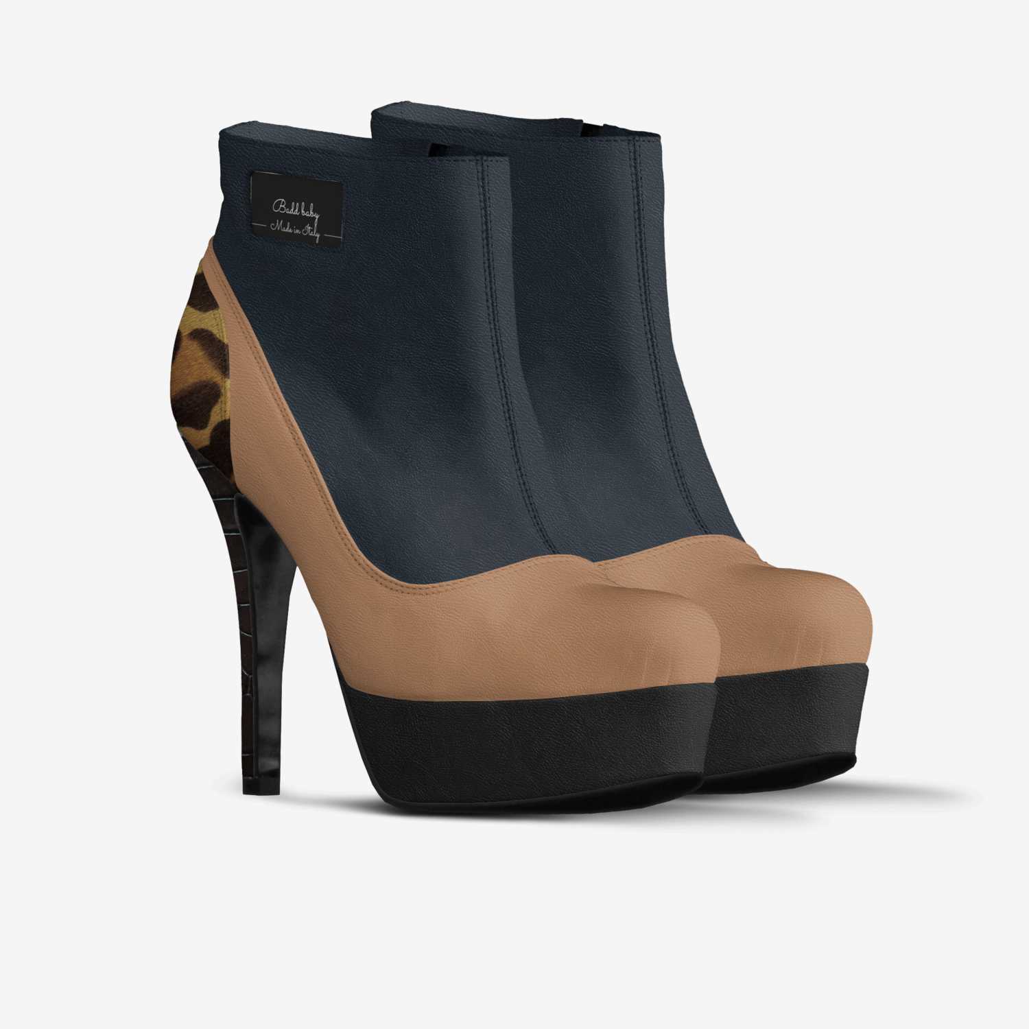Badd baby custom made in Italy shoes by Melissa Perry | Double view
