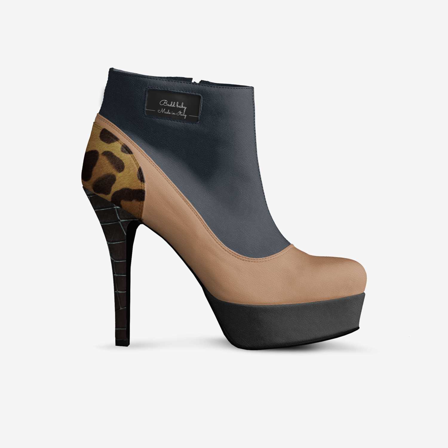 Badd baby custom made in Italy shoes by Melissa Perry | Side view