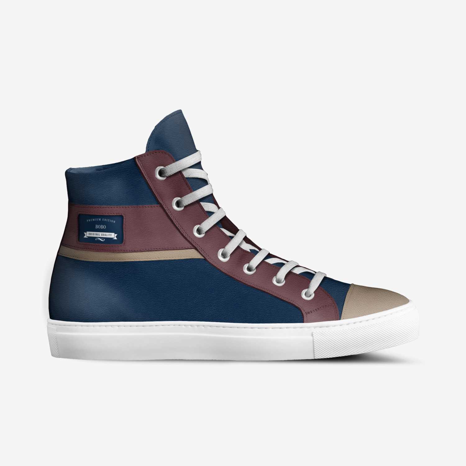 Bobo custom made in Italy shoes by Treasha Mcdonald | Side view
