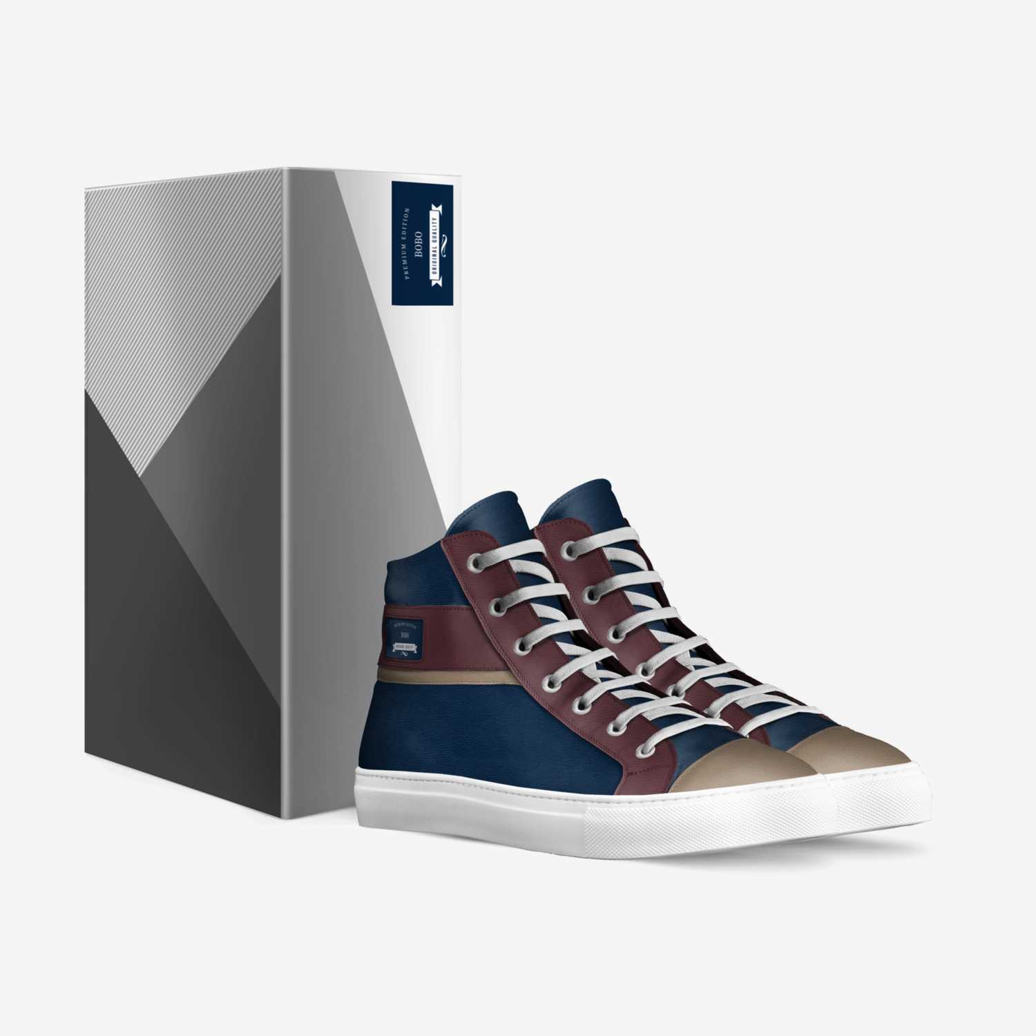 Bobo custom made in Italy shoes by Treasha Mcdonald | Box view