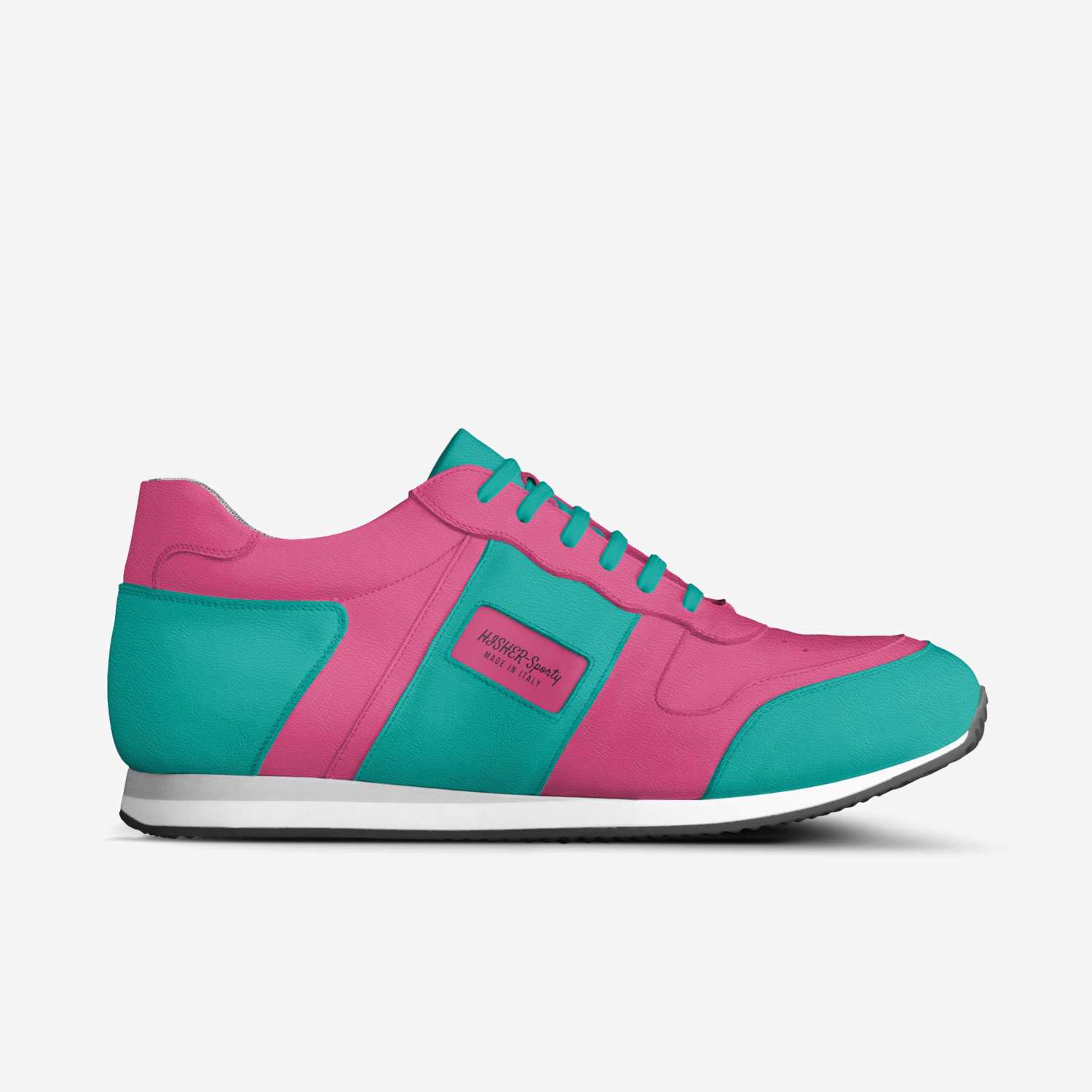 HISHER-Sporty custom made in Italy shoes by Gina Lyn Claypool | Side view