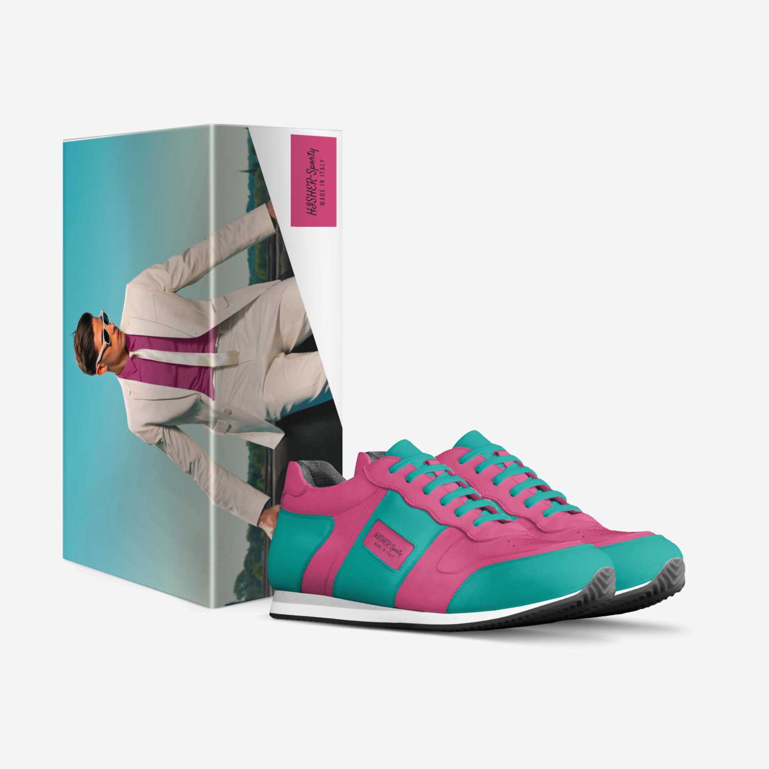 HISHER-Sporty custom made in Italy shoes by Gina Lyn Claypool | Box view