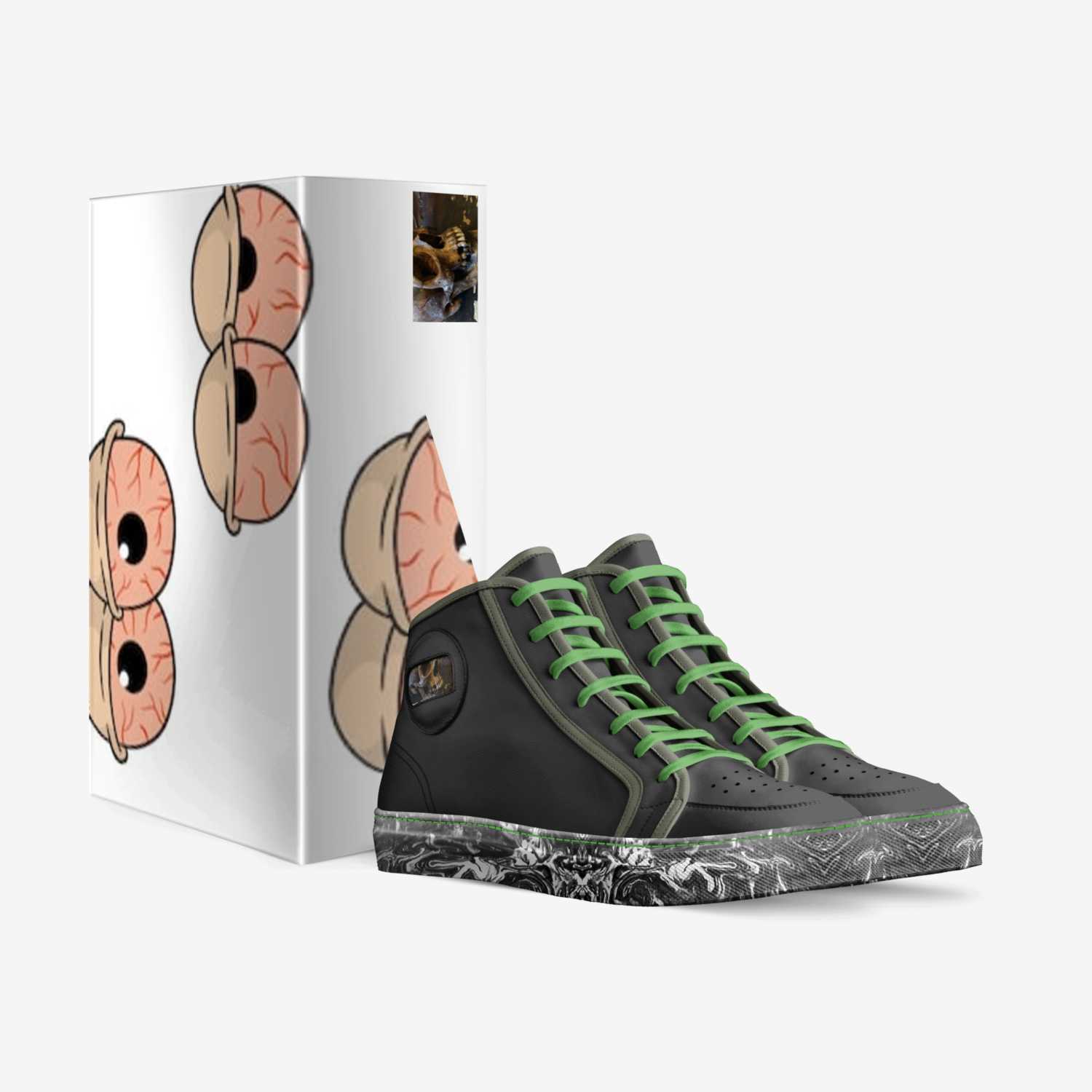 S.S. Green Team custom made in Italy shoes by Levi Serafini | Box view
