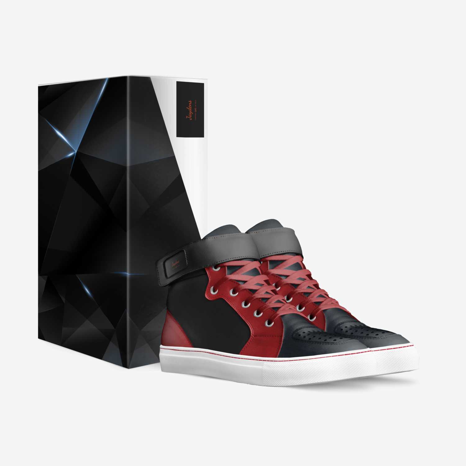 Jaydens custom made in Italy shoes by Derek Moore The Boss | Box view