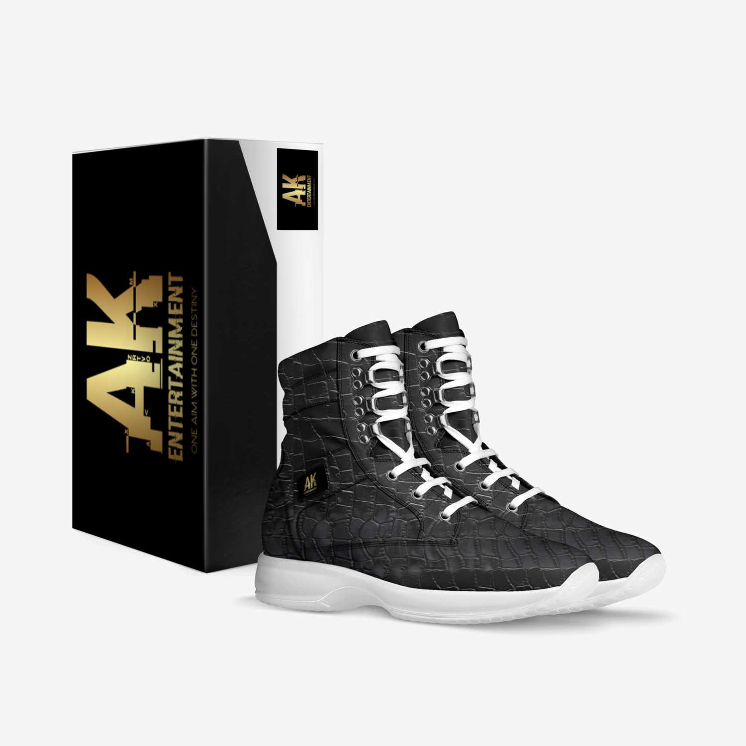 AK Rivals  custom made in Italy shoes by Amadi Kuri | Box view