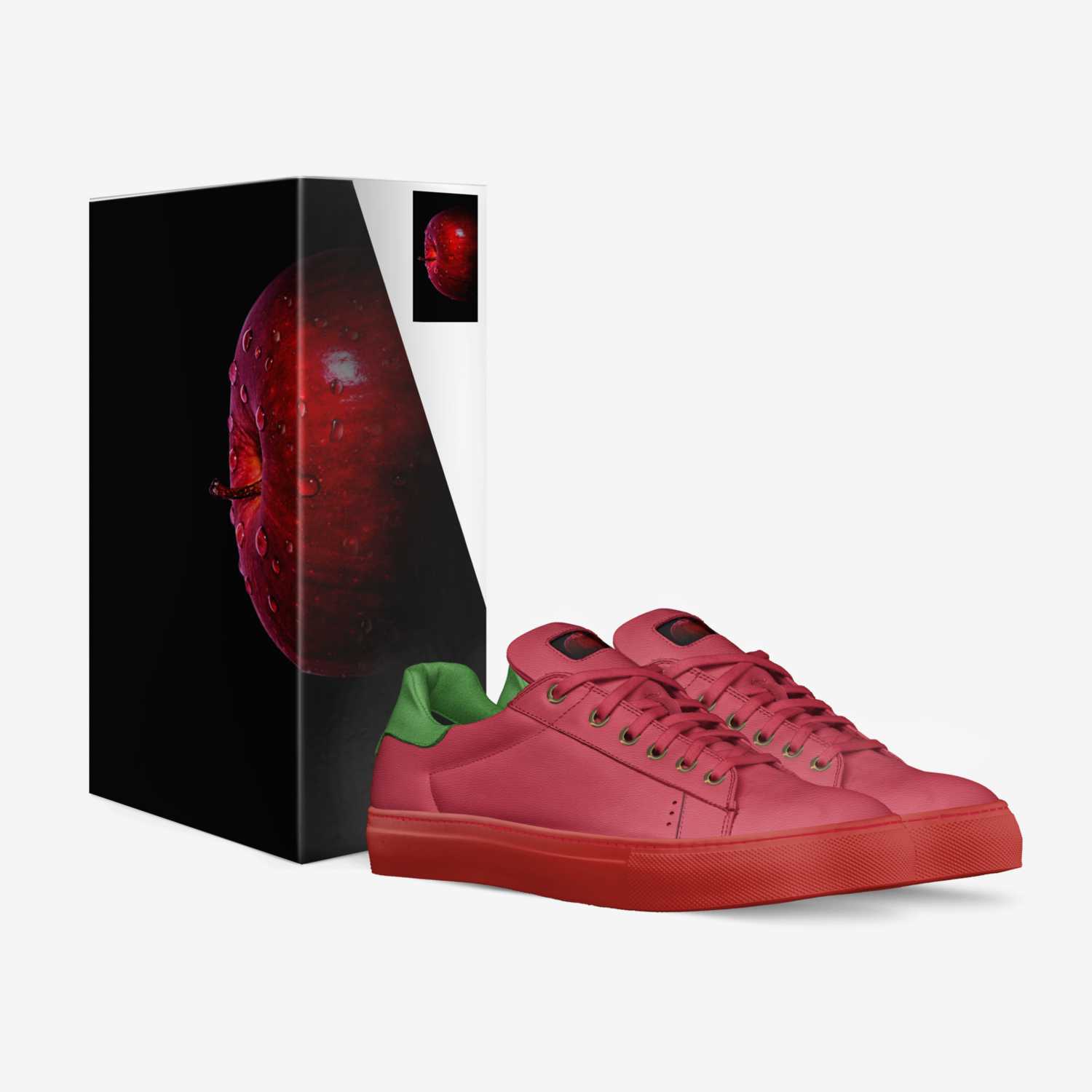 LA POMME REDS custom made in Italy shoes by Shakeem Jones | Box view