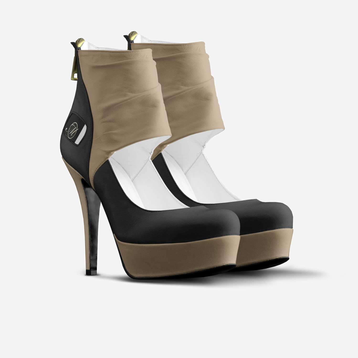 Alicia custom made in Italy shoes by Mykal Coles | Double view