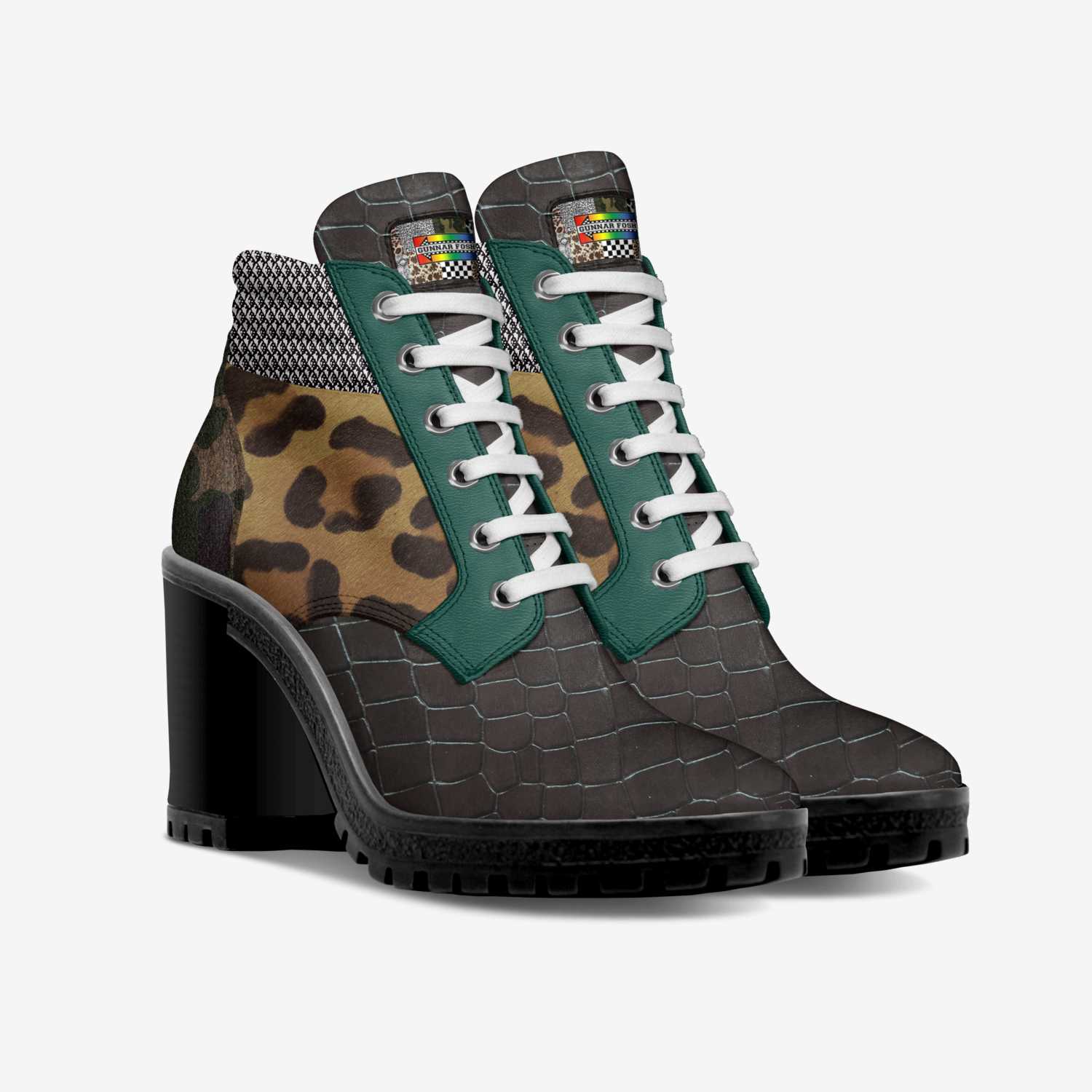 GUNNAR FOSHAY custom made in Italy shoes by Madison L. Mobley | Double view