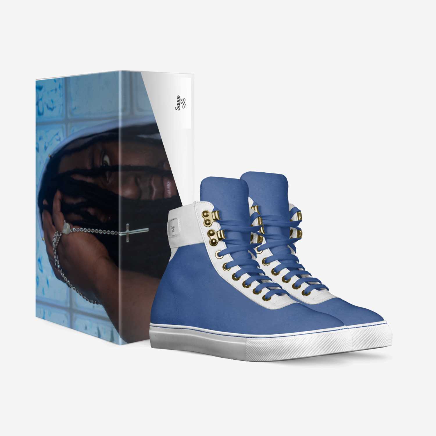 Sayge custom made in Italy shoes by Donnell Isaac | Box view
