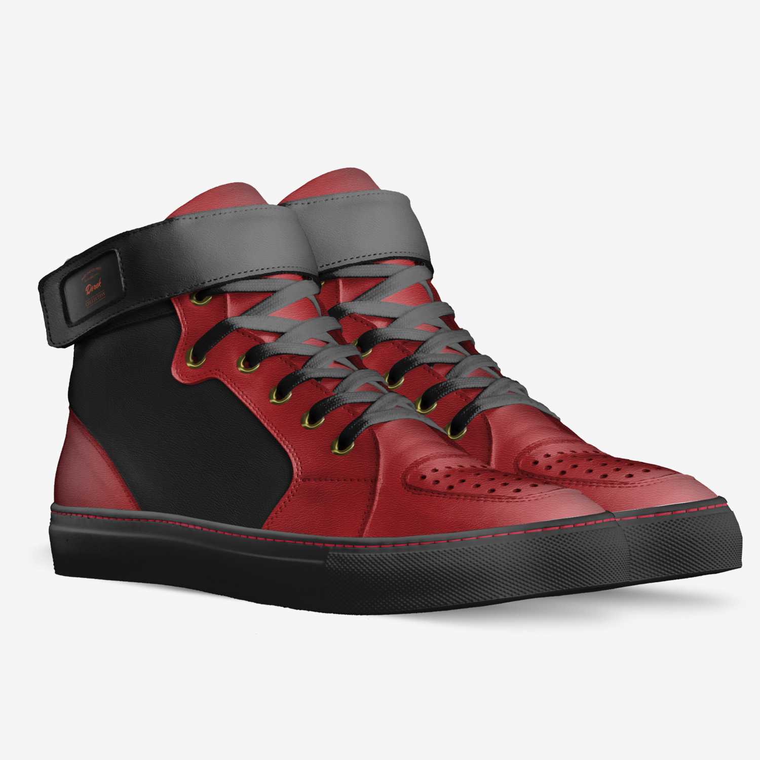 Derek custom made in Italy shoes by Derek Moore The Boss | Double view