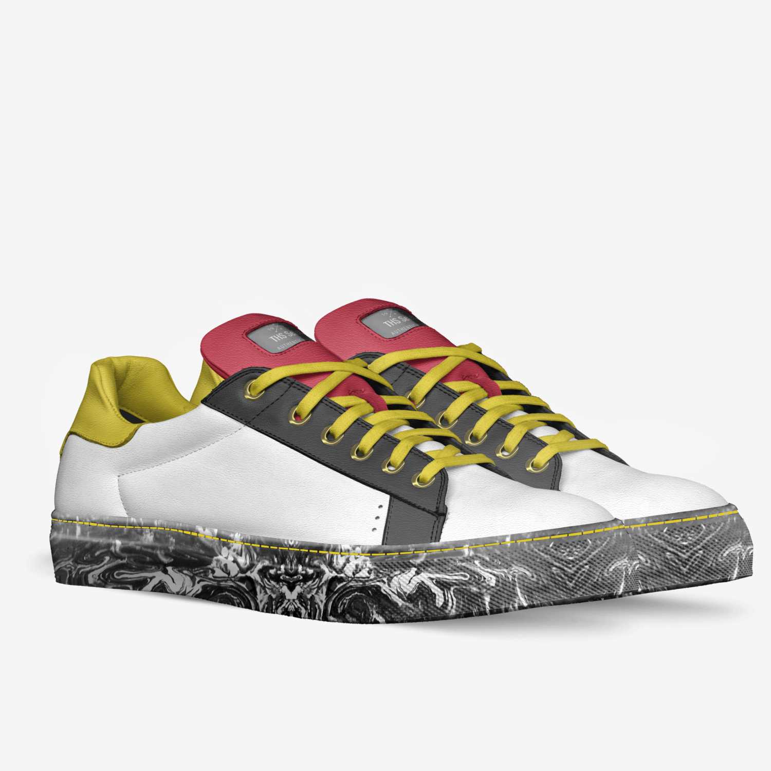 Swirl custom made in Italy shoes by Cali Girl | Double view
