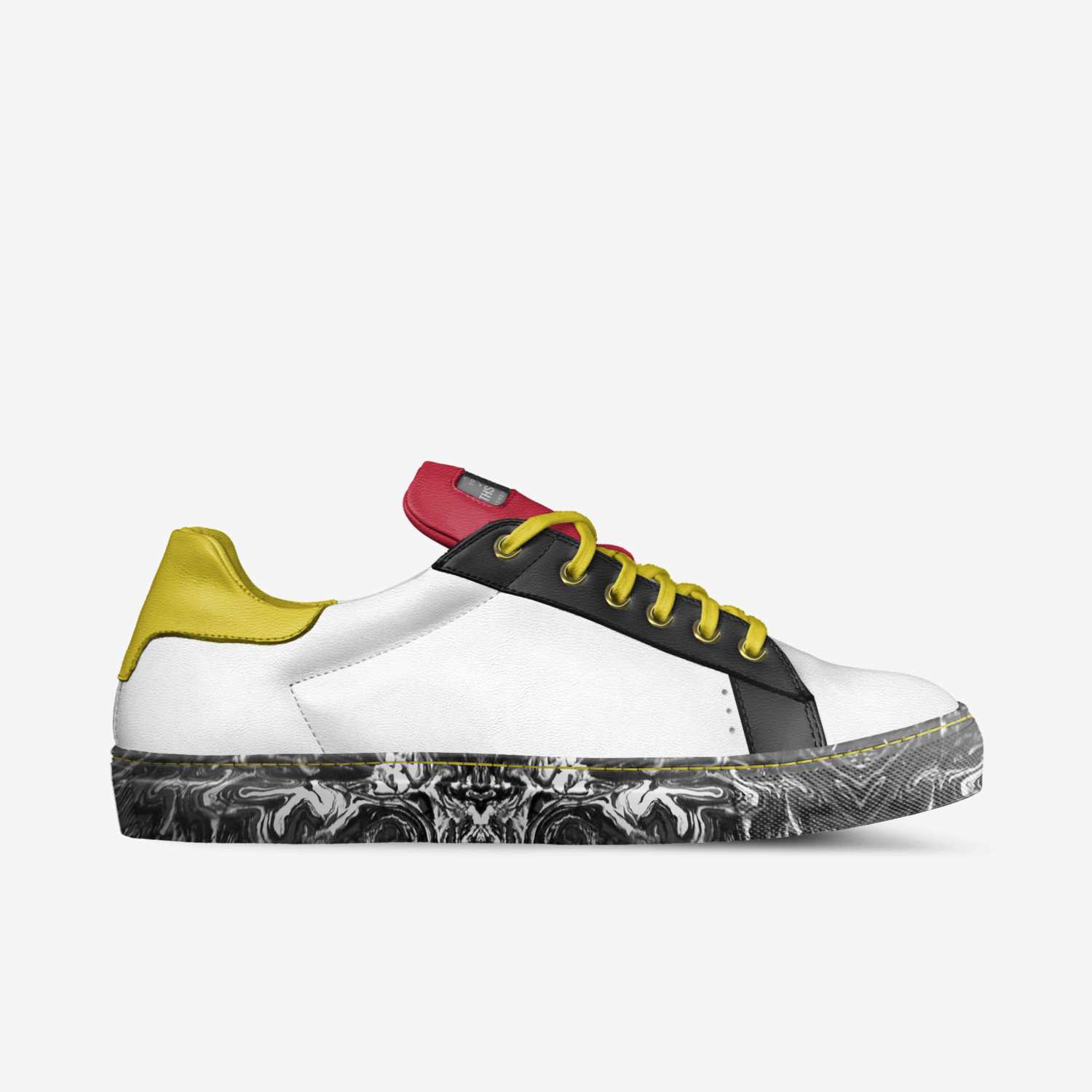 Swirl custom made in Italy shoes by Cali Girl | Side view