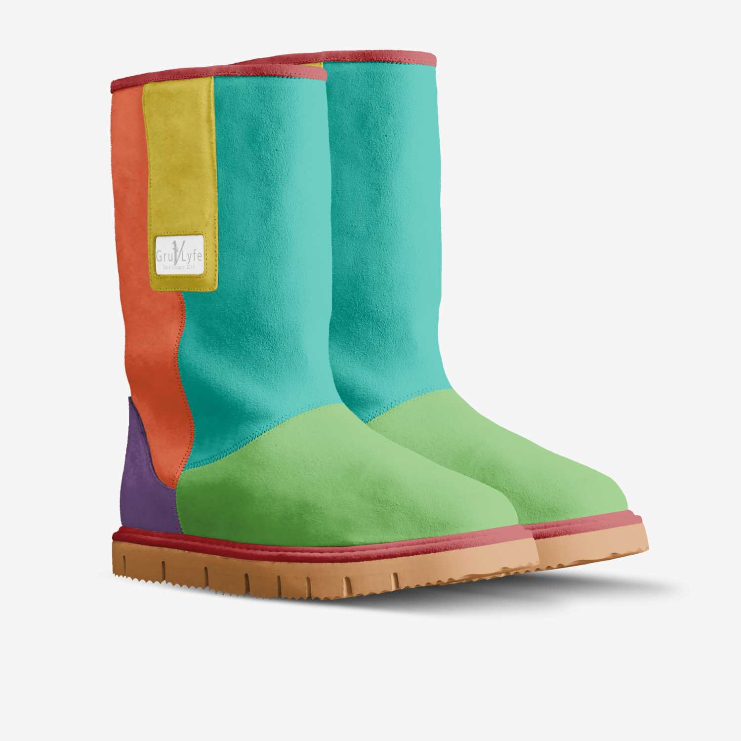 Colorata custom made in Italy shoes by Dirk Chopin | Double view