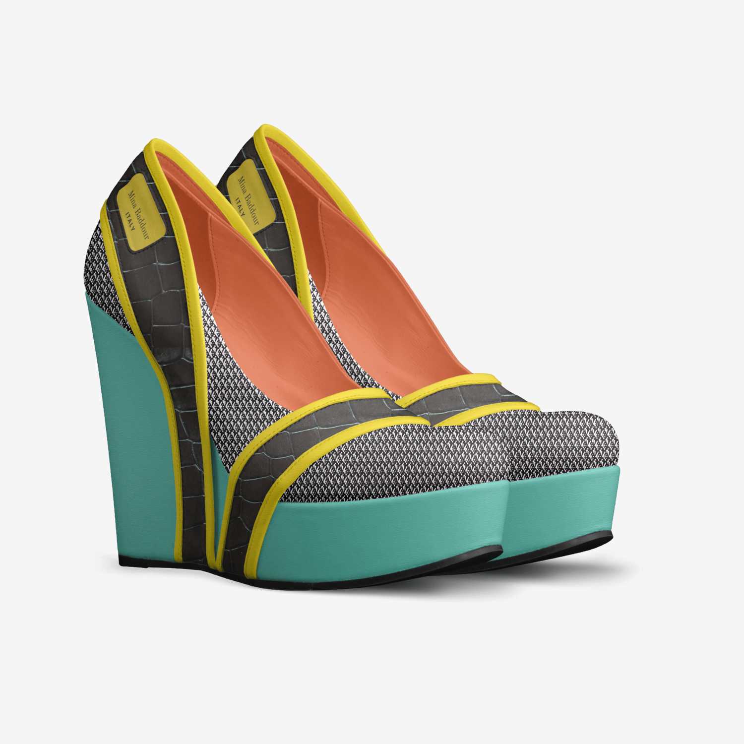 Carly custom made in Italy shoes by Cali Girl | Double view