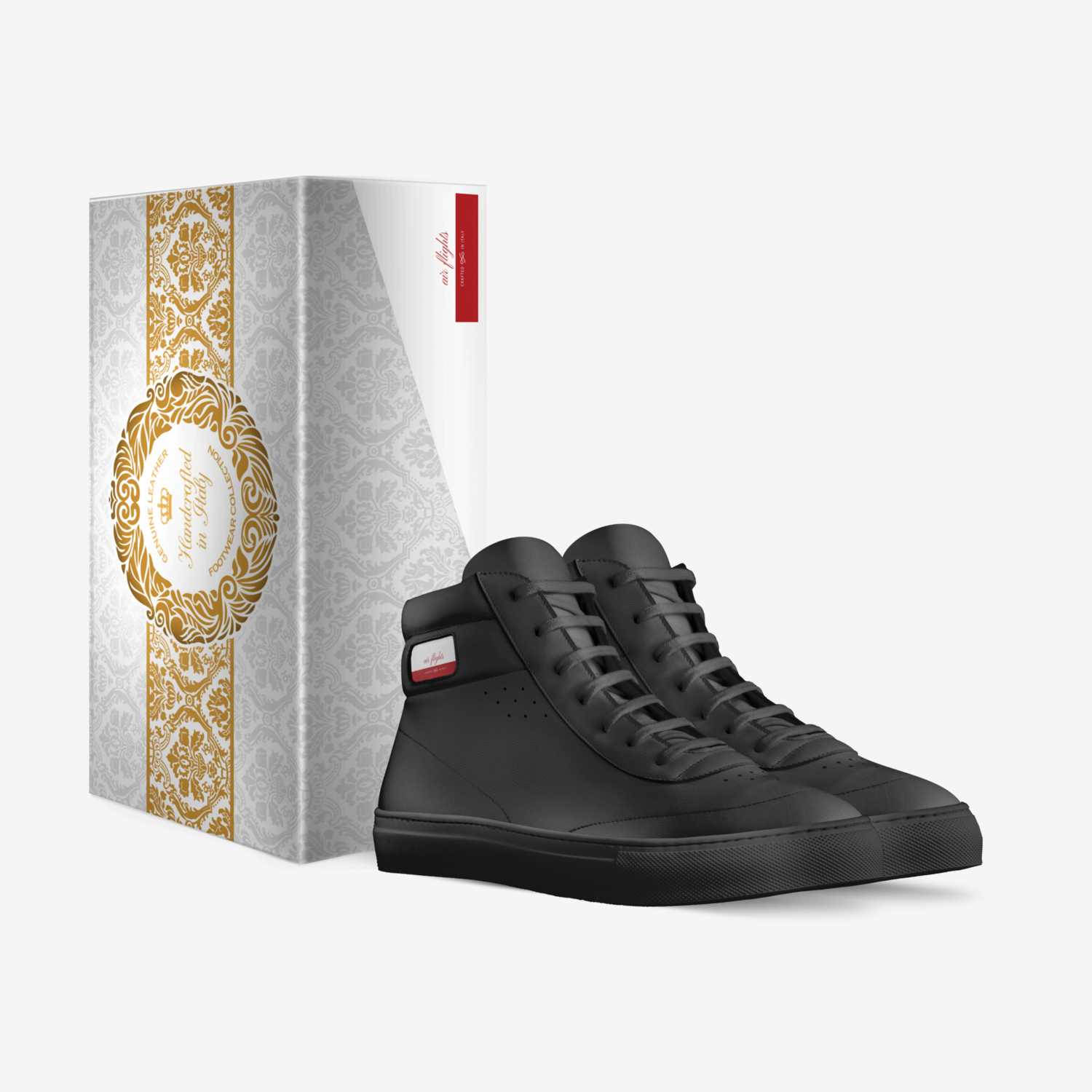 air flights custom made in Italy shoes by Brandon Ibarra | Box view