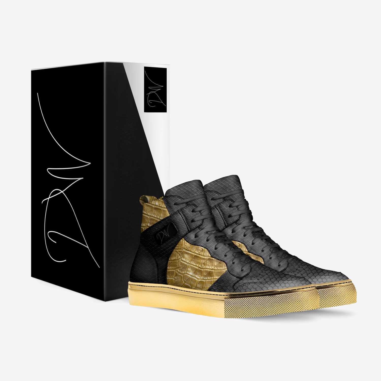 DW custom made in Italy shoes by Davion Wells | Box view