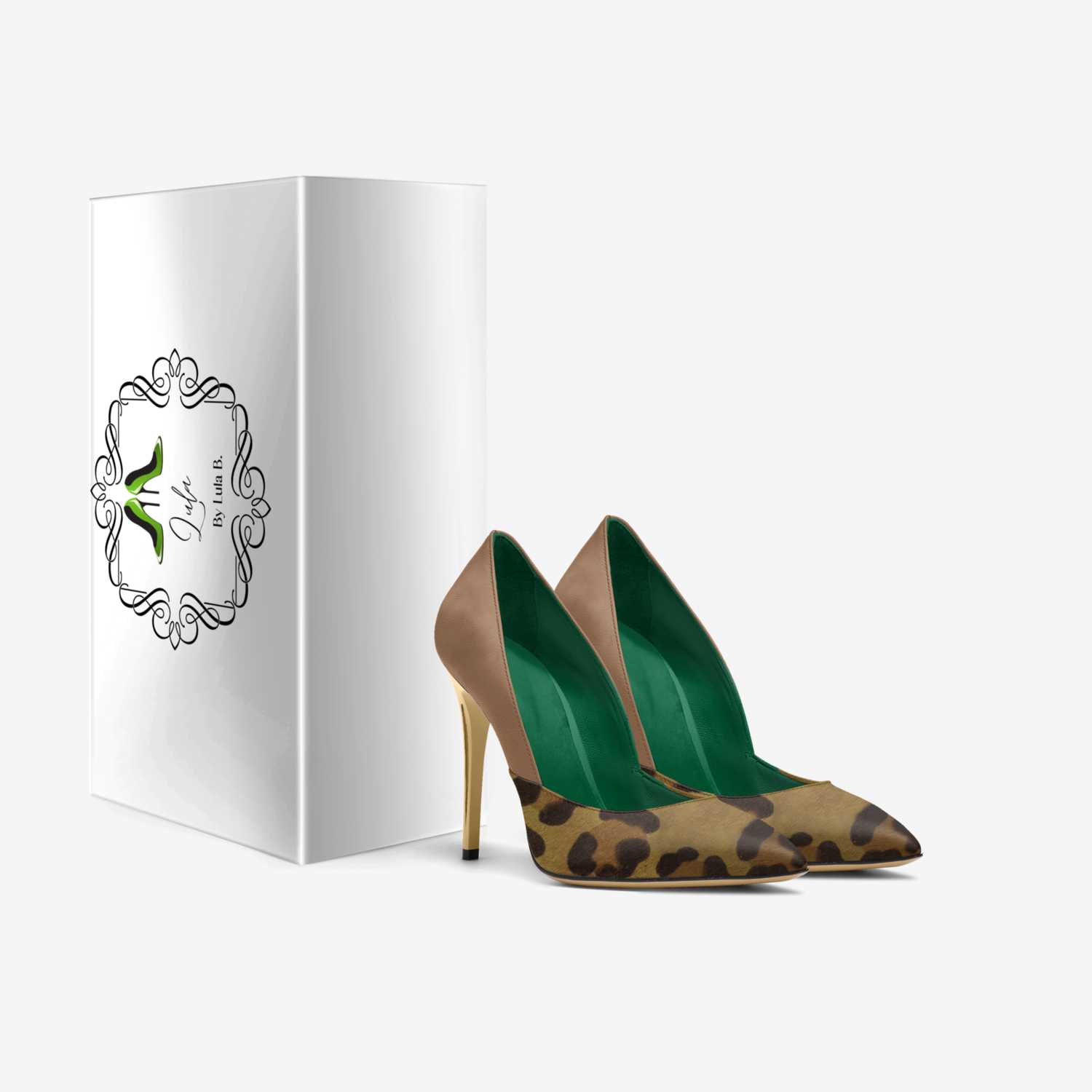 Racquel custom made in Italy shoes by Lula B | Box view