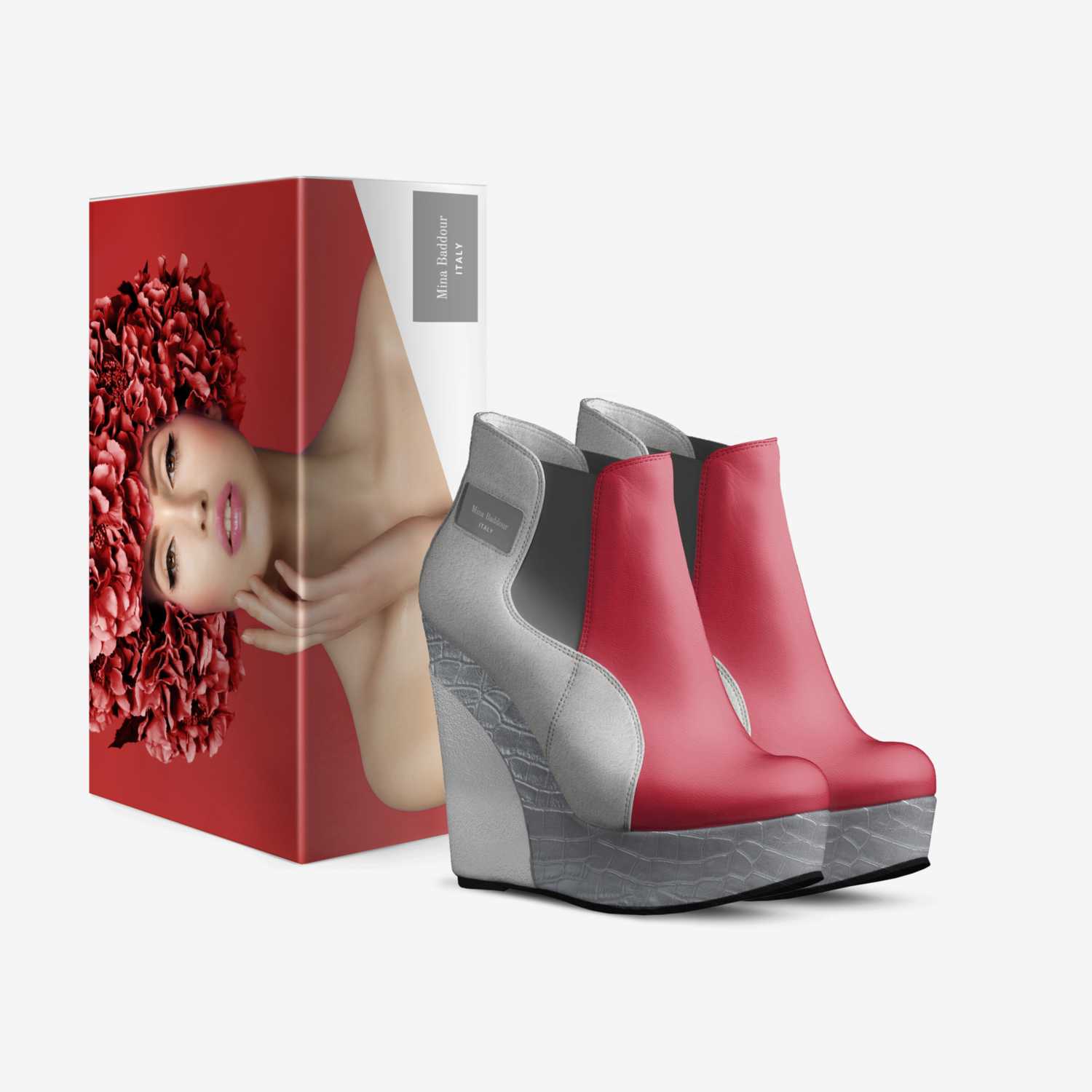 Mina Baddour custom made in Italy shoes by Cali Girl | Box view