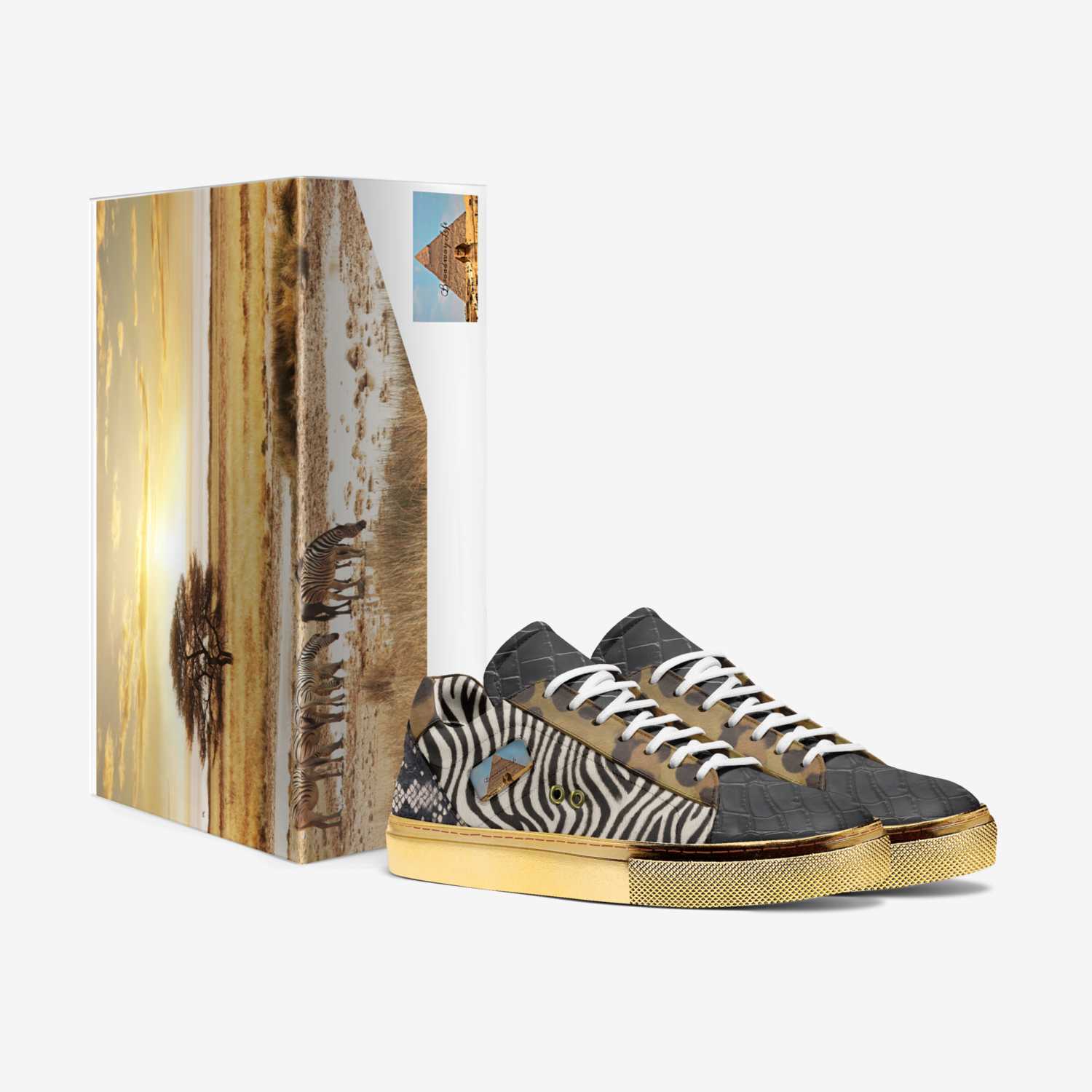 Broadway Safari  custom made in Italy shoes by Corey Broadway | Box view