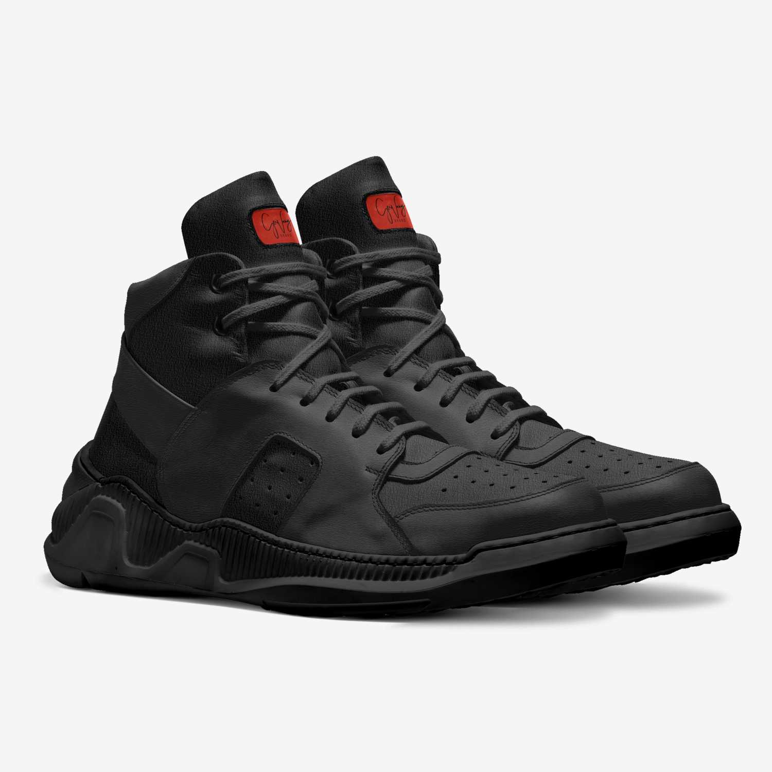 Gervany BBS custom made in Italy shoes by vance "jayare Ski" Pawielski Jr | Double view