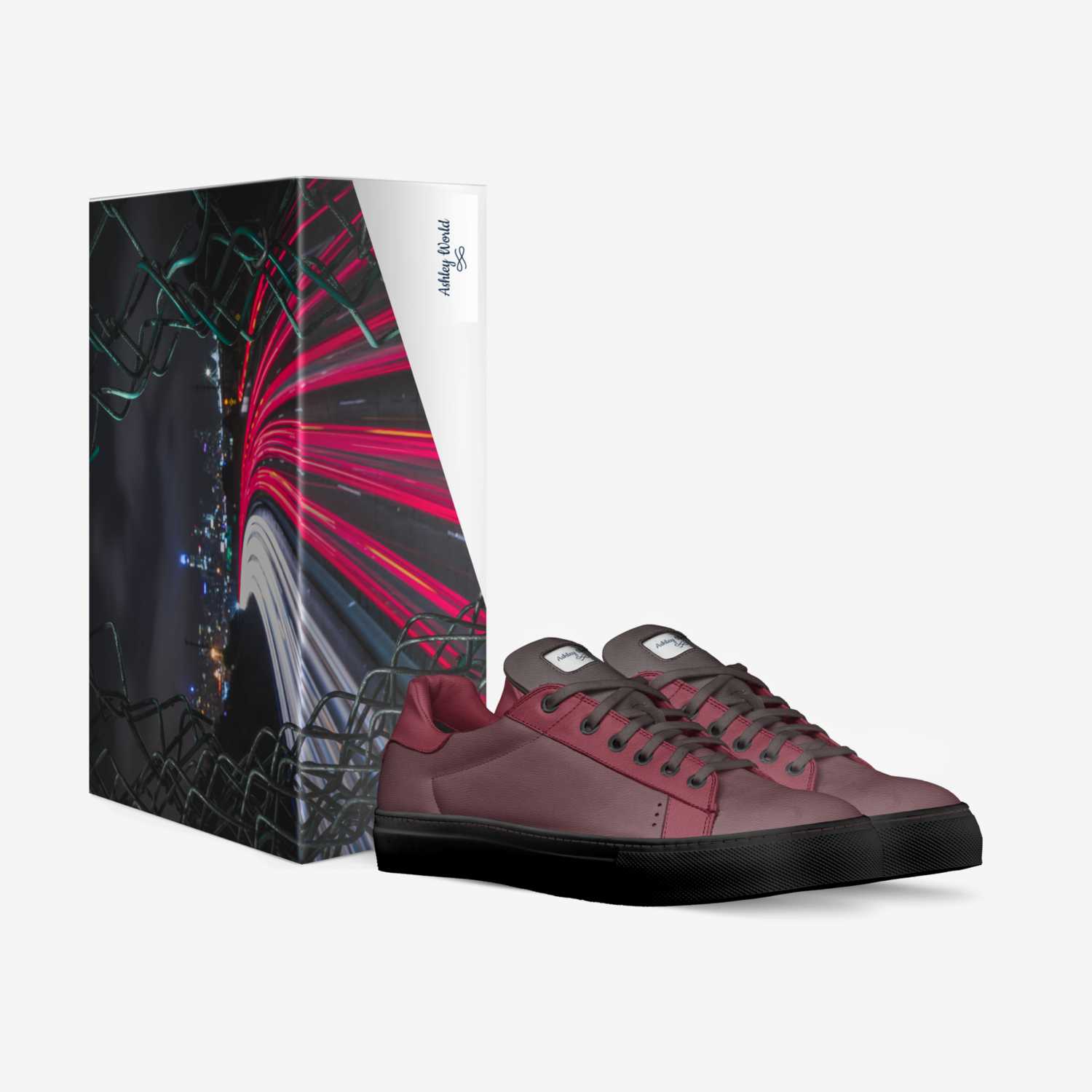 Ashley World custom made in Italy shoes by Ebony Williams | Box view
