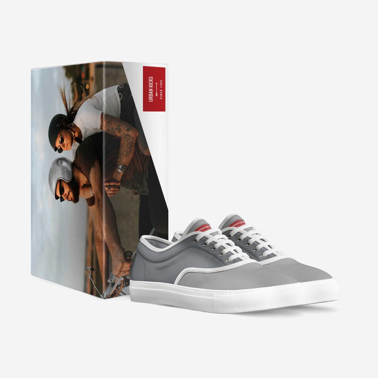 Urban Kicks custom made in Italy shoes by Margaret Johns | Box view