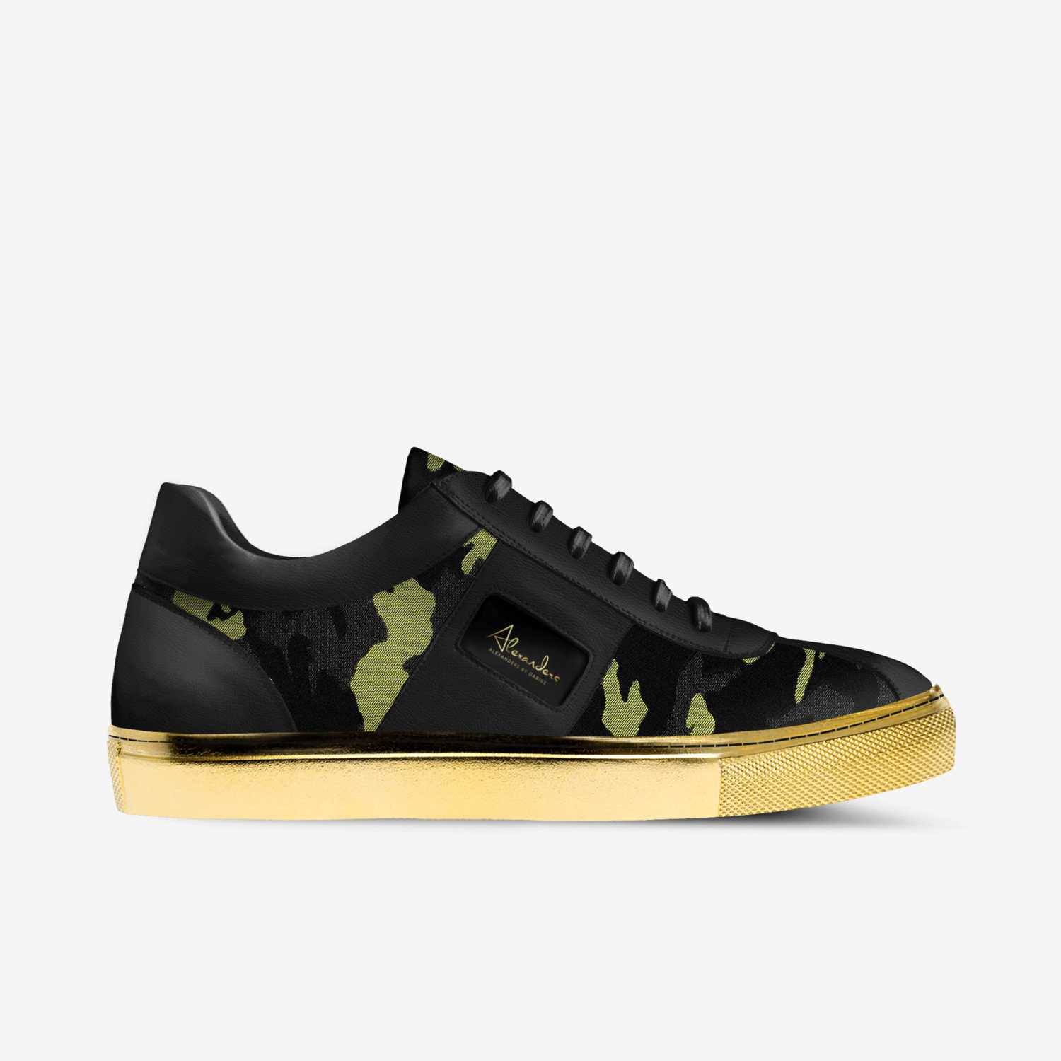 Alexanders custom made in Italy shoes by Darius Alexander | Side view