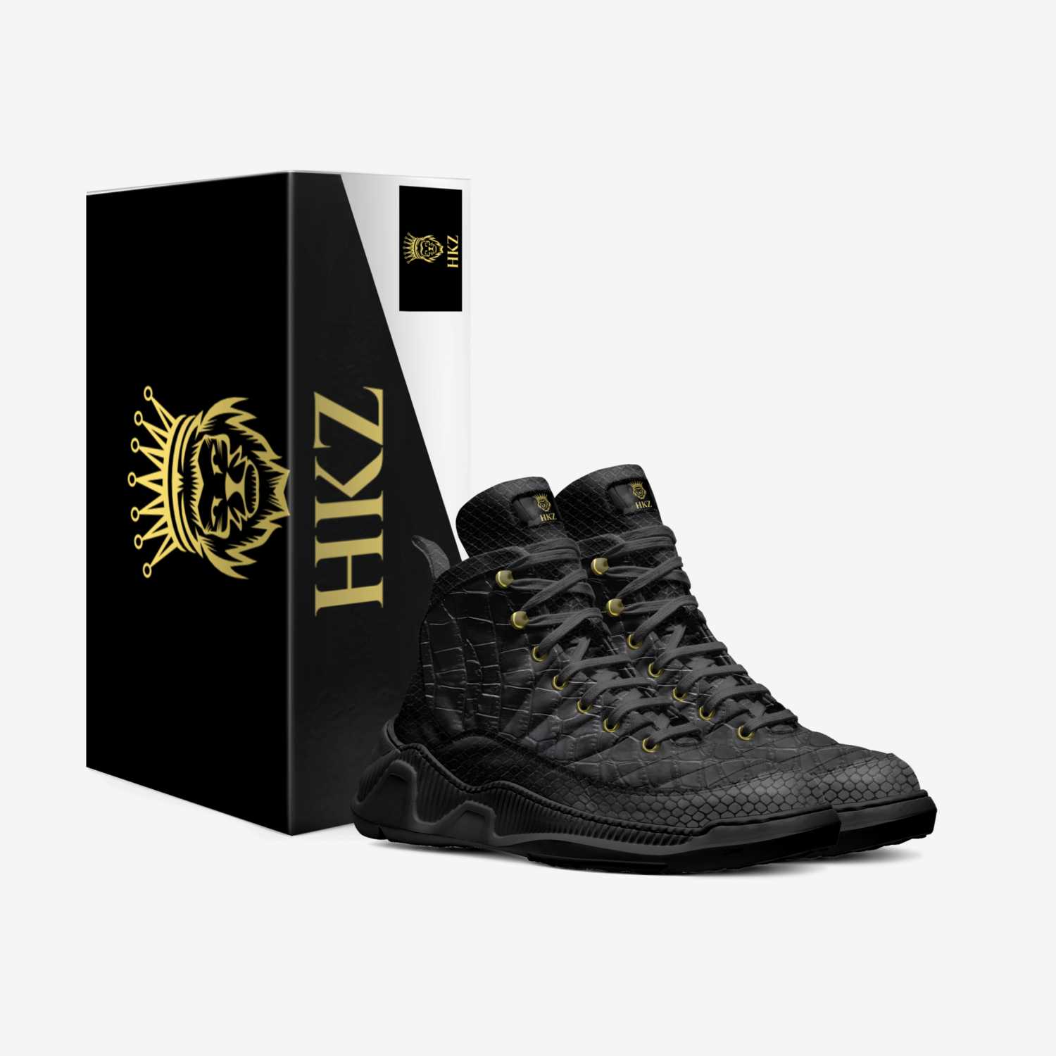 Wakanda  custom made in Italy shoes by Mark Moore | Box view