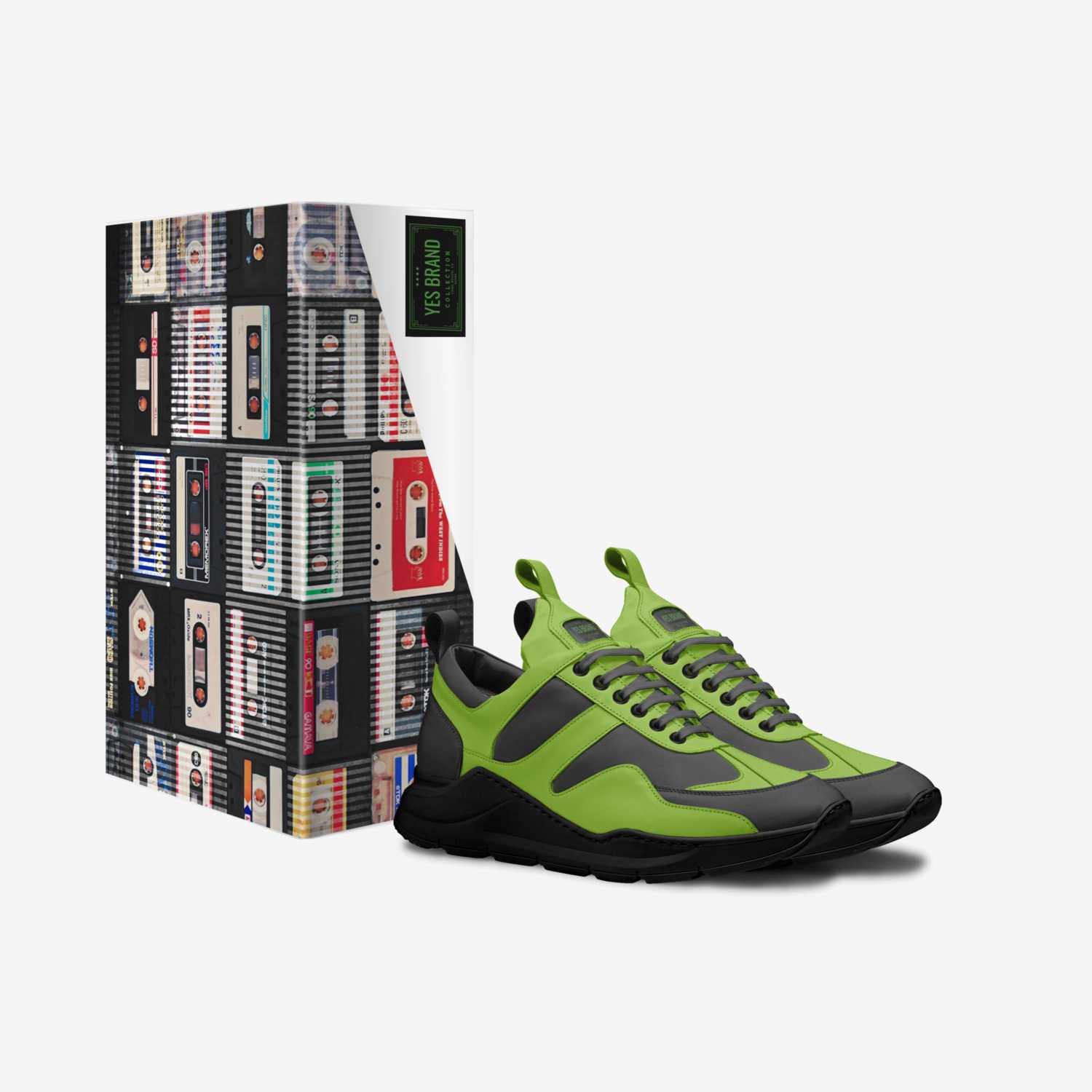 YES BRAND custom made in Italy shoes by Kenneth Lakes | Box view