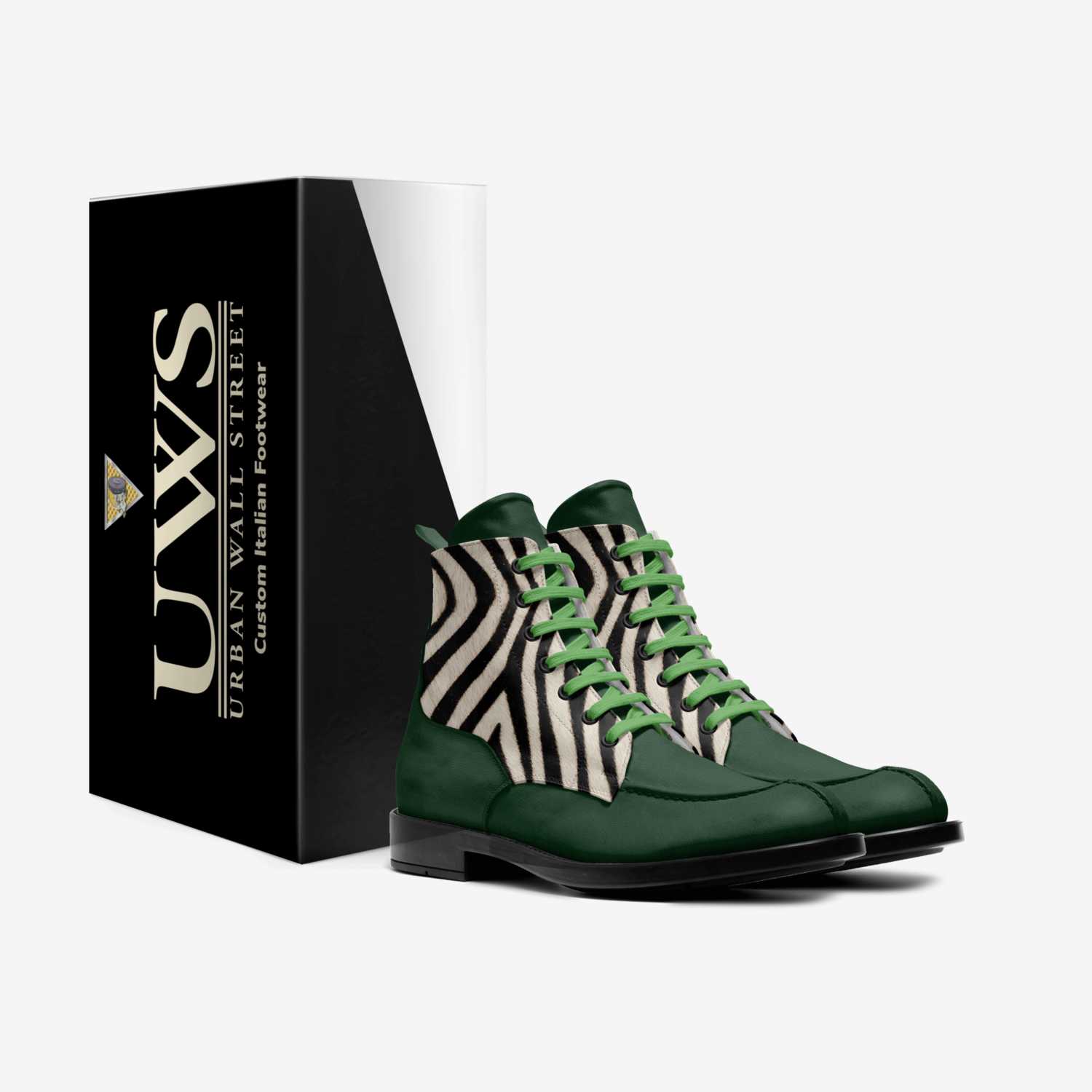 Battery Parks custom made in Italy shoes by Urbanwallstreet Earl | Box view